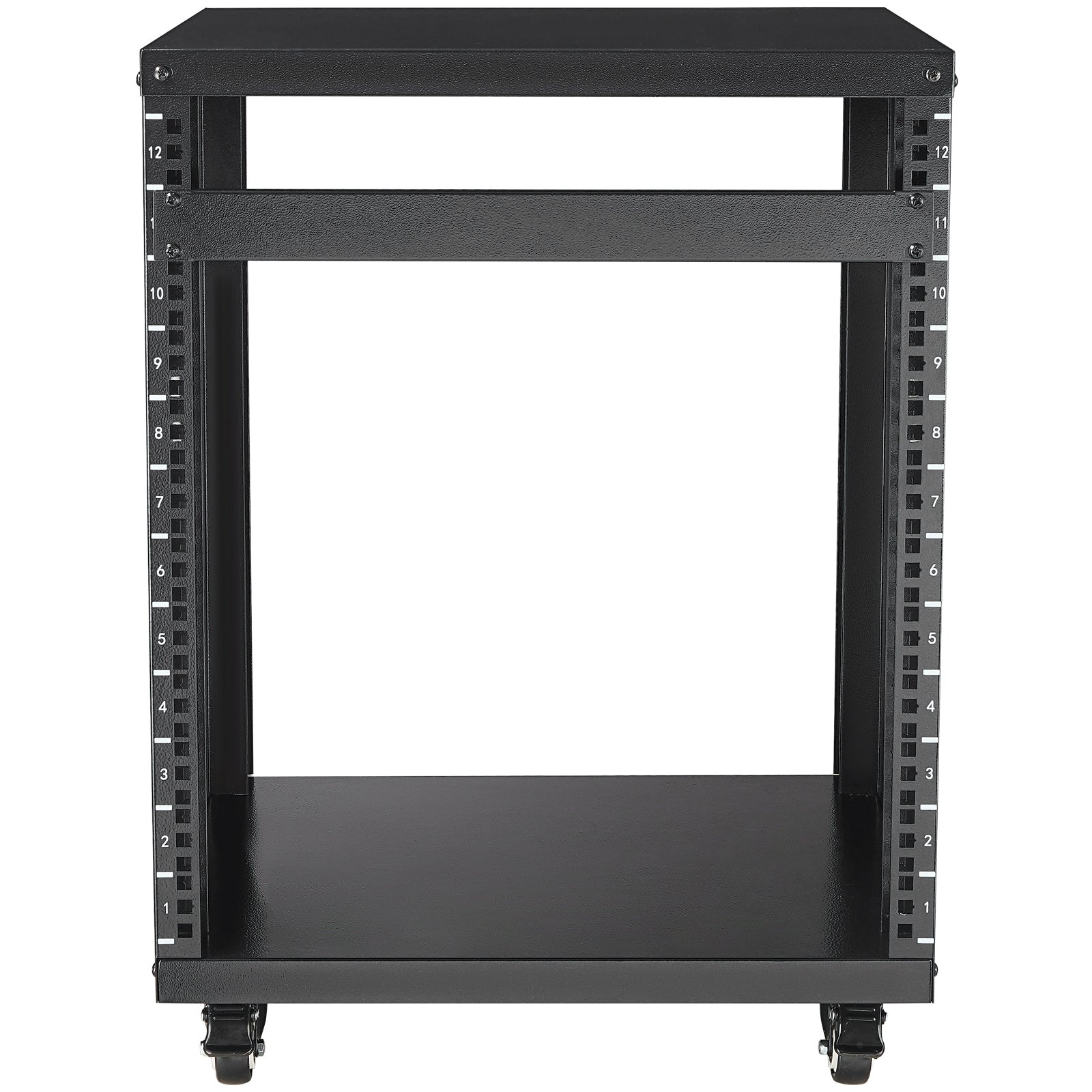 12U AV Rack Stand 500 lbs Capacity Network Stereo Recording Studio Rack
