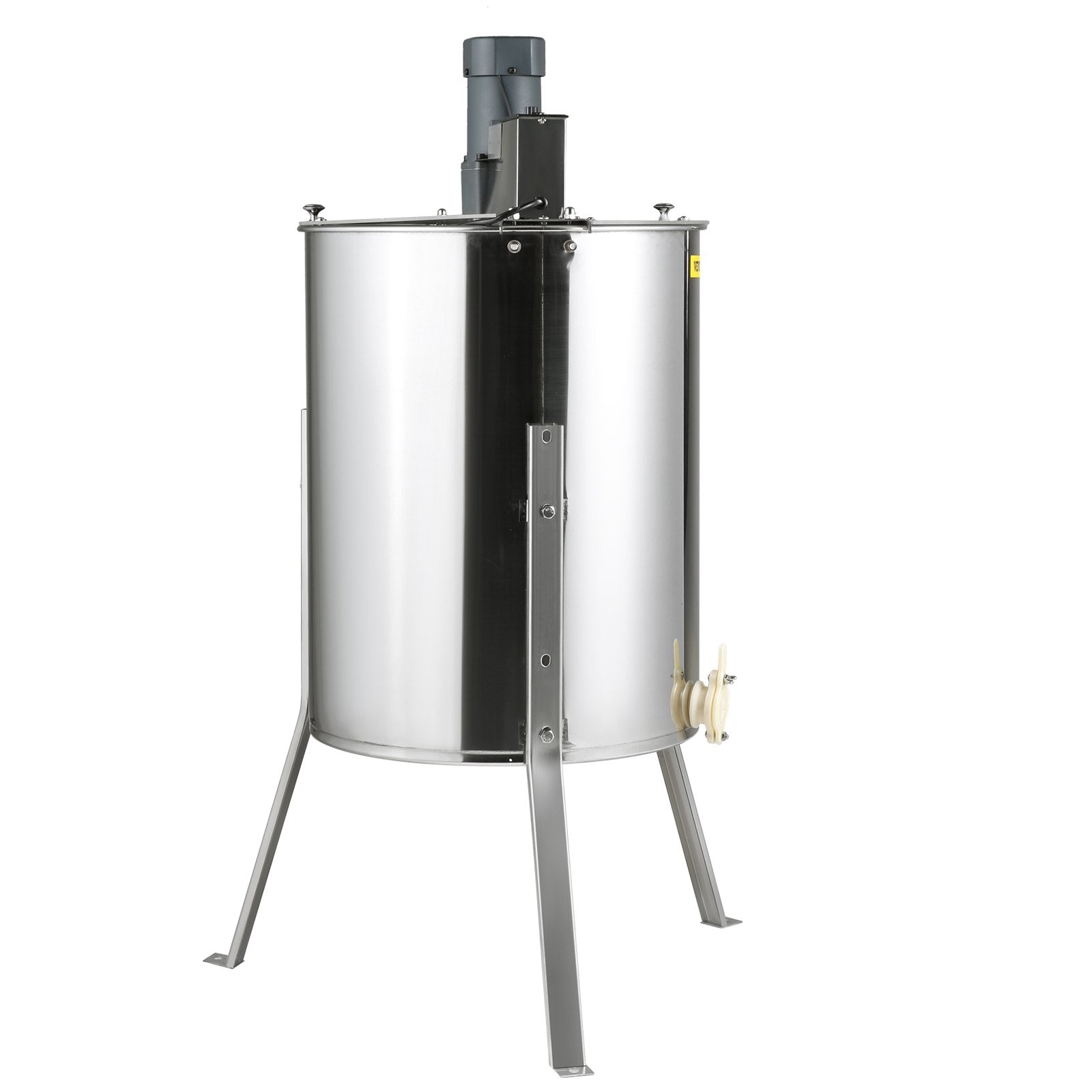 Electric Honey Extractor, 4/8 Frames Honey Spinner Extractor, Stainless Steel Beekeeping Extraction, Apiary Centrifuge Equipment with Height Adjustable Stand, Honeycomb Drum Spinner with Lid