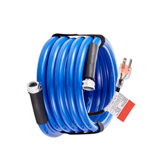 15ft Heated Water Hose for RV, Heated Drinking Water Hose Antifreeze to -45°F, Automatic Self-regulating, 5/8" I.D. with 3/4" GHT Adapter, Lead and BPA Free