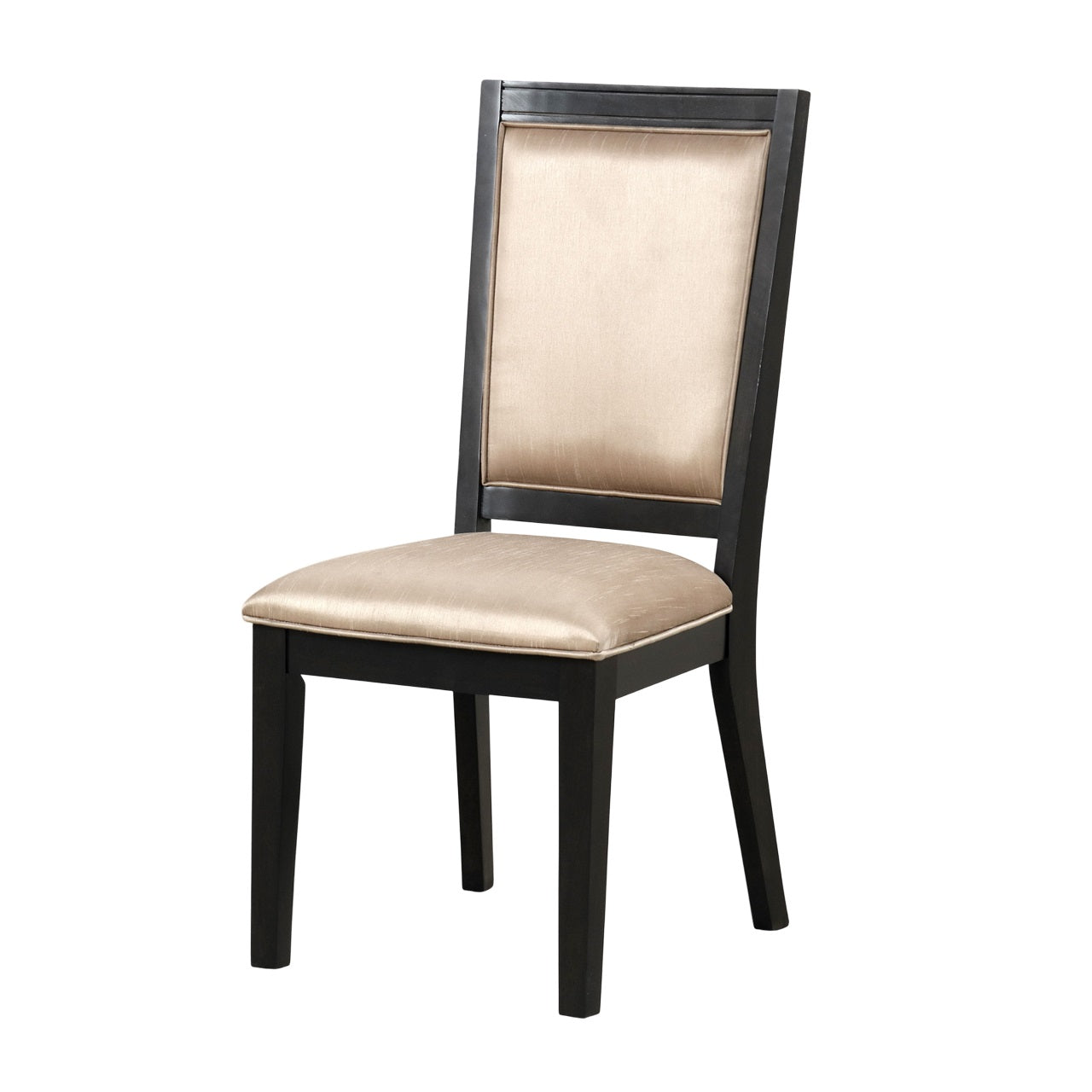 Contemporary Espresso Set of 2pc Dining Side Chairs Kitchen Dining Room Furniture