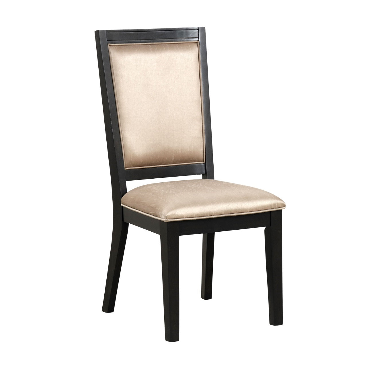 Contemporary Espresso Set of 2pc Dining Side Chairs Kitchen Dining Room Furniture