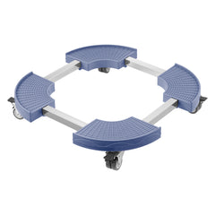 Round Trash Can Dolly 15-22.8 in Adjustable Plastic Bin Dolly 400lbs Heavy Duty