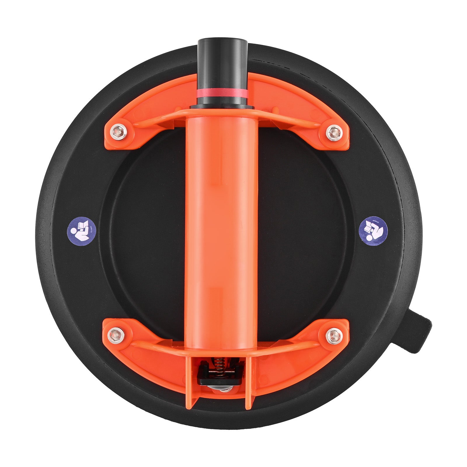 Vacuum Suction Cup, 8-Inch Vacuum Glass Lifter with ABS Handle, 400 lbs Max Lifting Capacity Tile Suction Cup Tool with Carrying Case for Lifting Large Tile, Granite, Drywall, Windows (2-Pack)