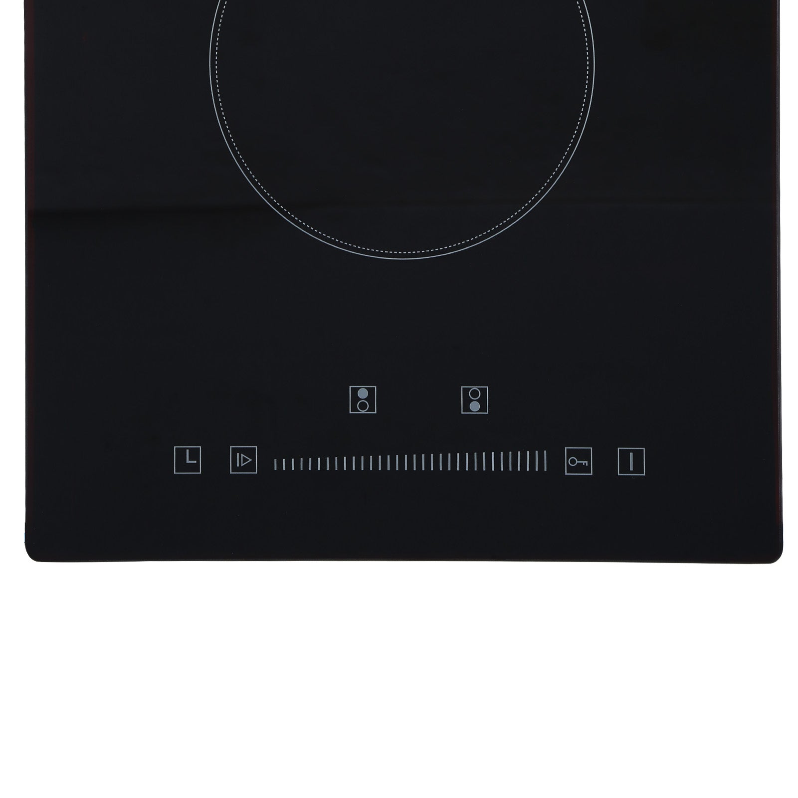Built in Electric Stove Top, 20 x 11.6 inch 2 Burners, 110V Glass Radiant Cooktop with Sensor Touch Control, Timer & Child Lock Included, 9 Power Levels for Simmer Steam Slow Cook Fry