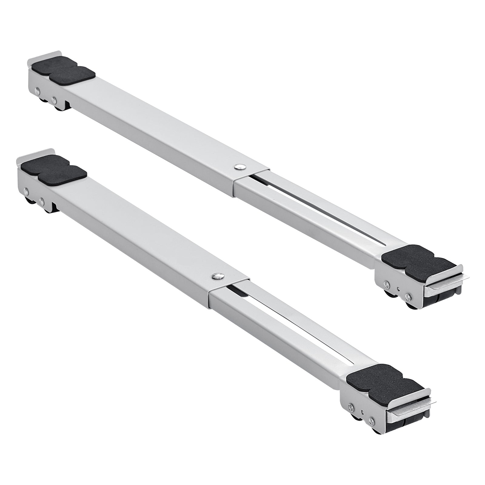 Heavy Duty Furniture Appliances Rollers, 660 lbs Total Load, Extendable Appliance Rollers Mobile Washing Machine Base, Fridge Stand Dolly Movers for Refrigerators, Dryers, Dishwashers, White