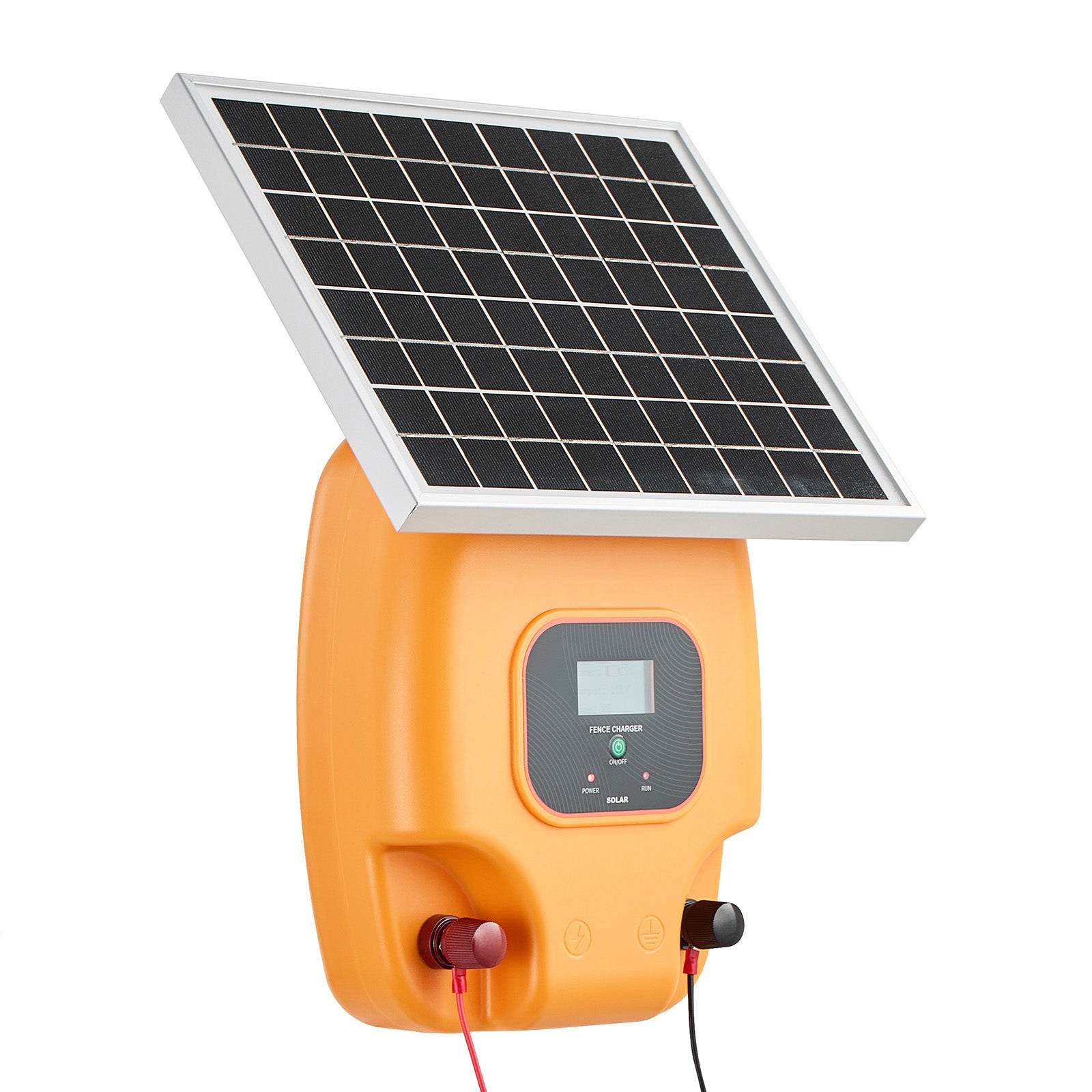 0.3J 8kV Solar Fence Charger 1.86 Miles Electric Fence Energizer for Livestock