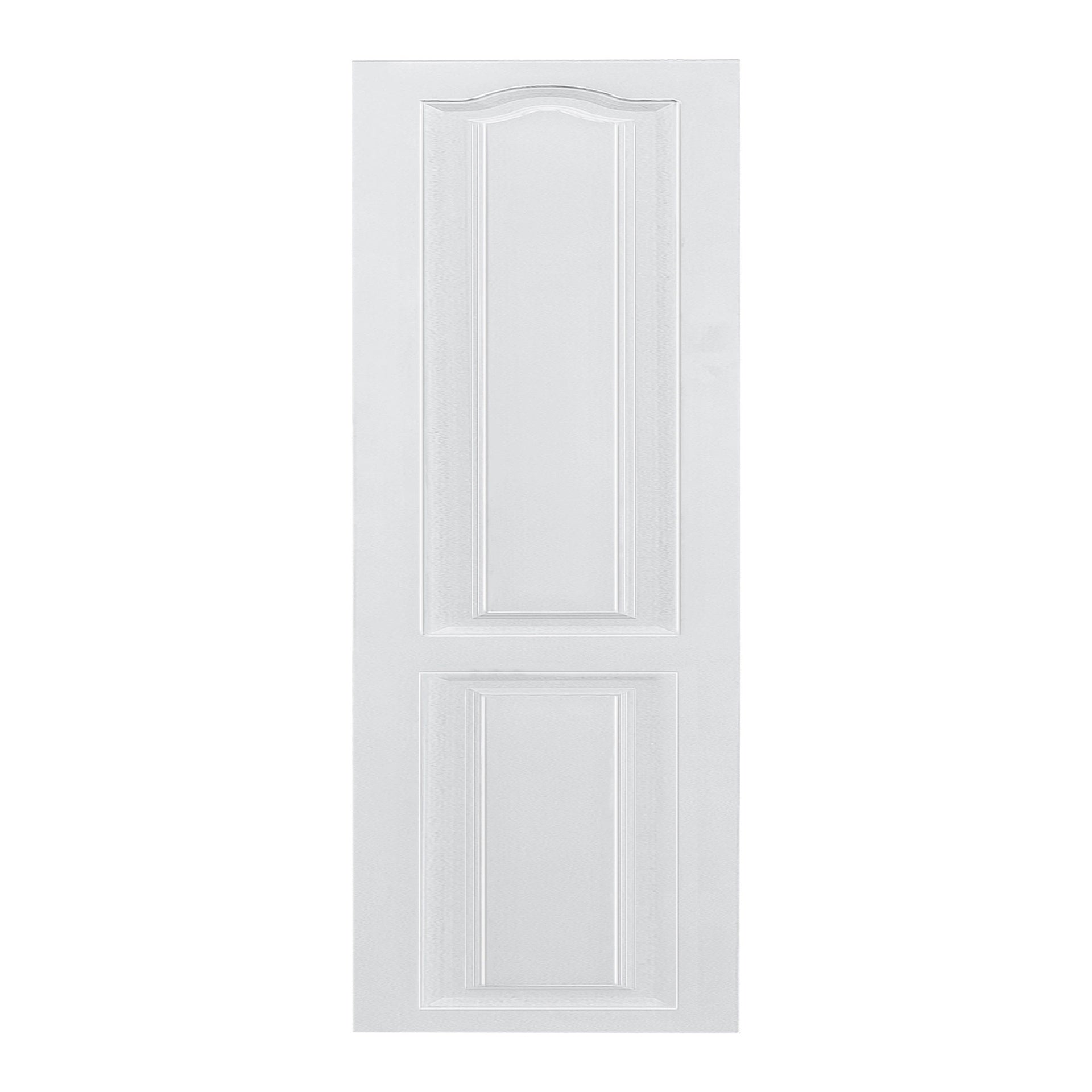 CNC crafted modern door 3/4" thick 21 in. x 80 in. MDF White Barn Sliding Door With Hardware kit