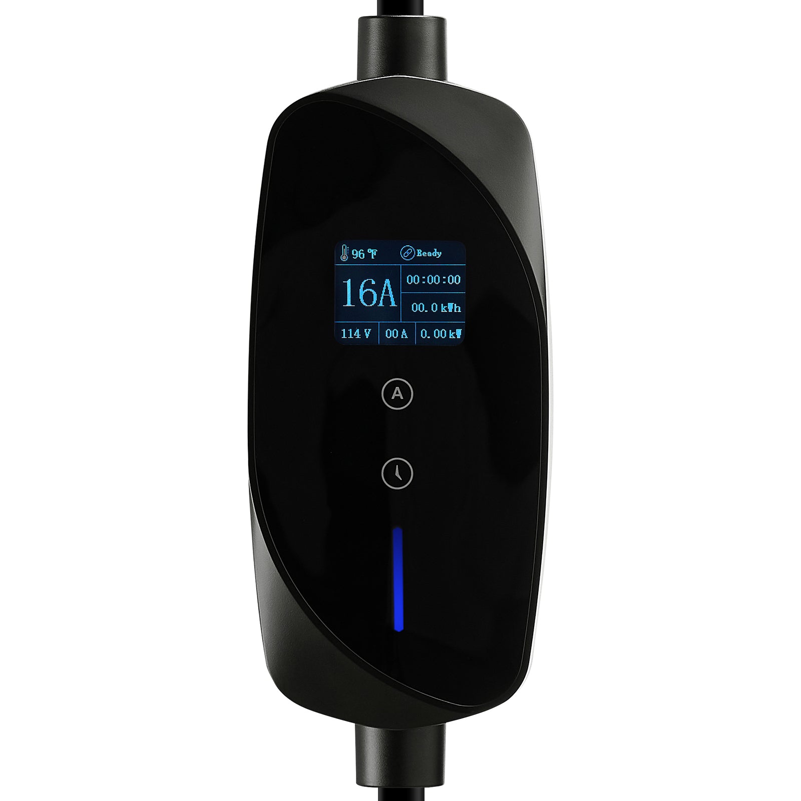 Level 1&2 EV Charger Portable Charger 16A Adjustable Current 120V 240V with LCD