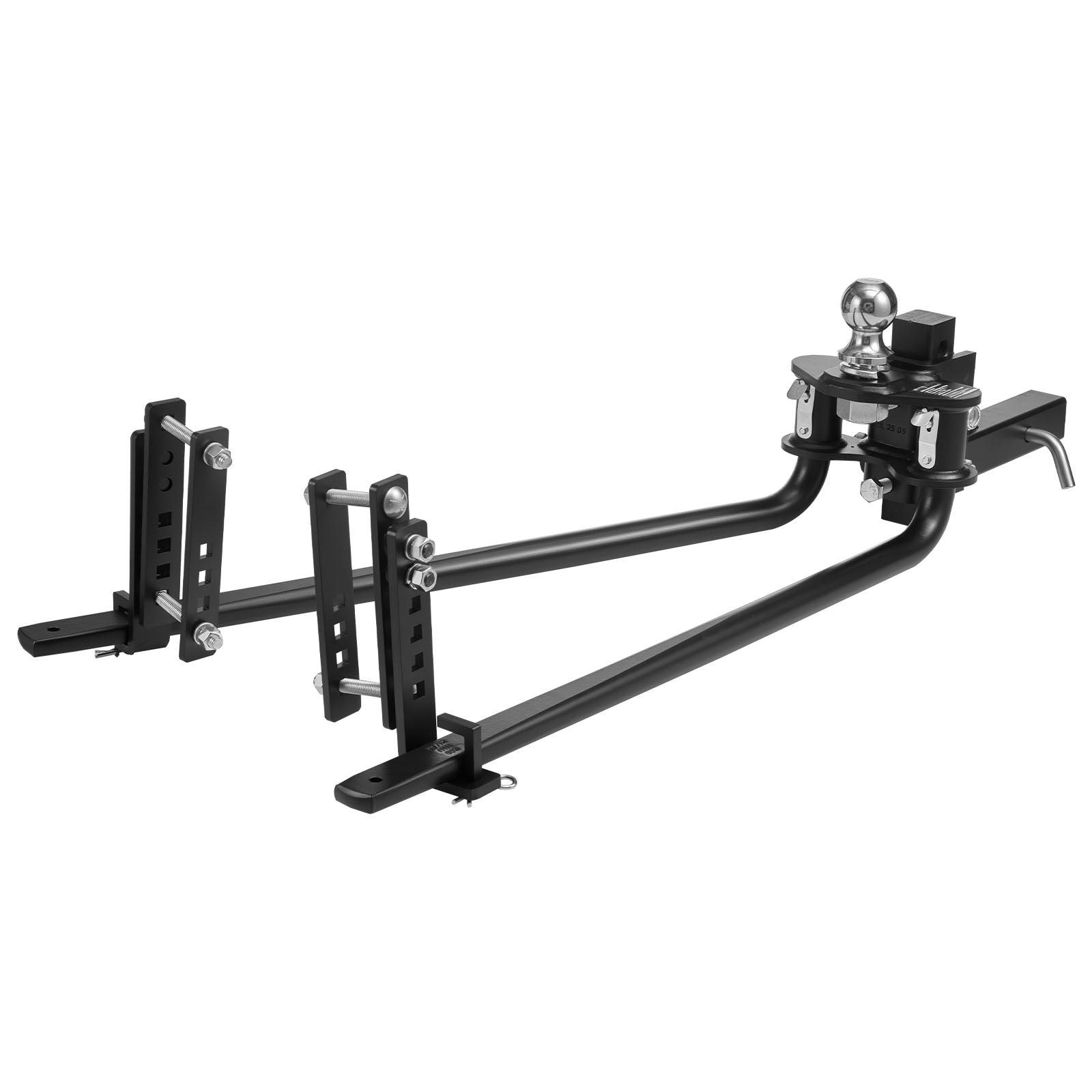 Weight Distribution Hitch, 8000 lbs Max Towing & 800 lbs Max Tongue, Weight Distributing Hitches Kit with Sway Control Includes 2 in Shank & 2-5/16 in Ball, Load Leveling Hitch for Trailers