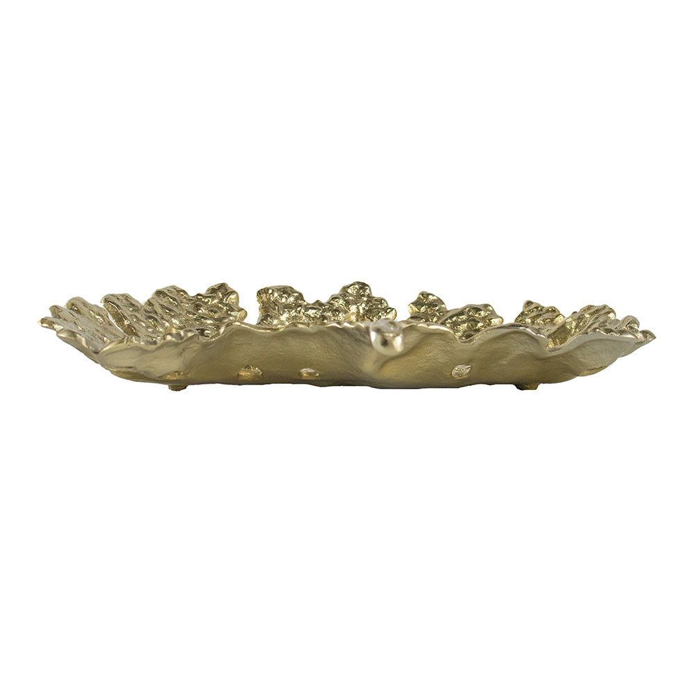 15x15x2" Aluminum Leaf Plate