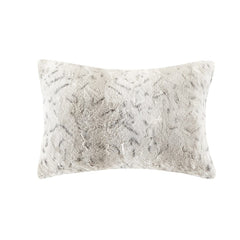 Full/Queen 4PC Faux Fur Comforter Set
