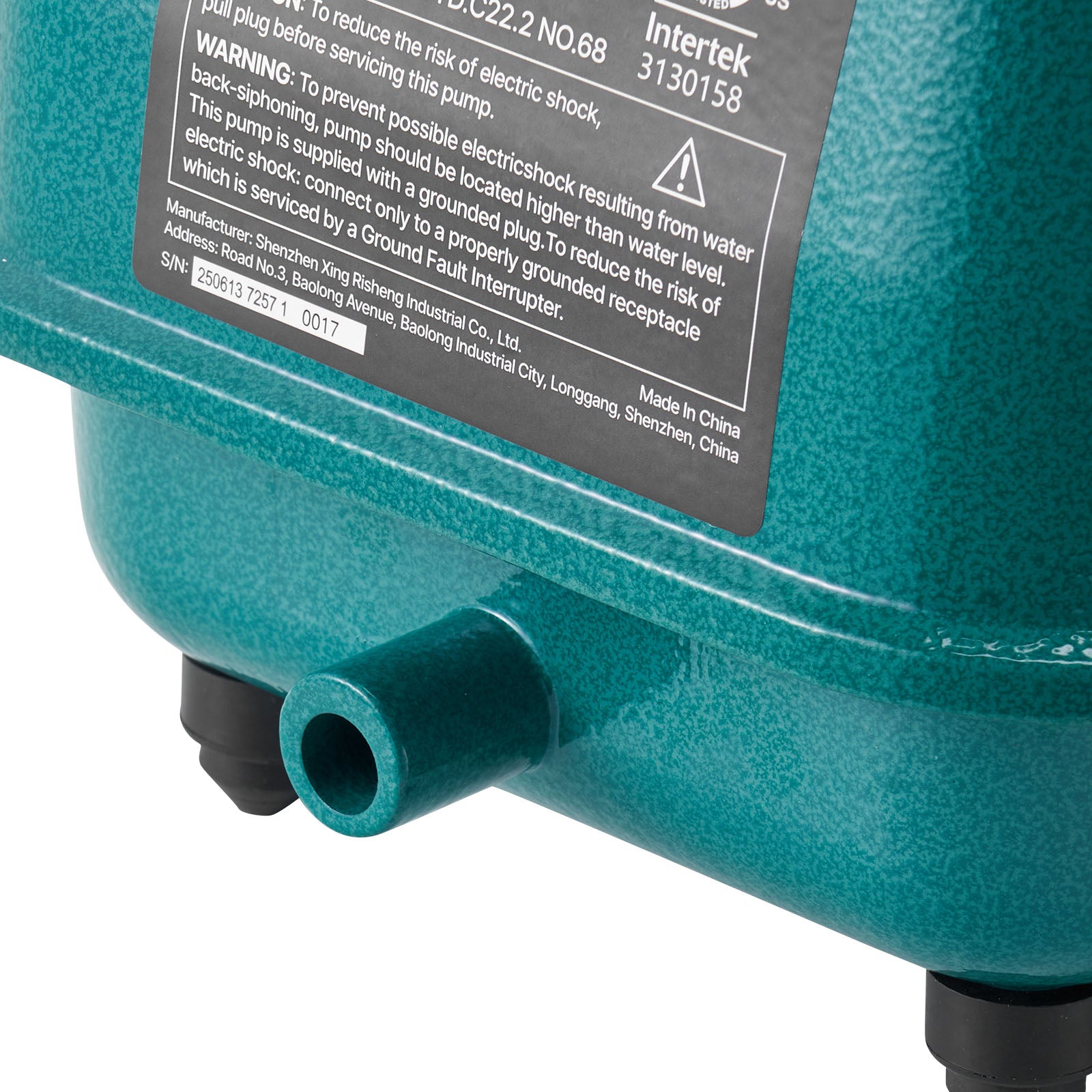 Linear Air Pump, 1110 GPH Air Flow, Septic Aerator Pump, Aeration System for 10 ft Deep Ponds, Fit for Septic Tanks, Aquariums, Waste Treatment, Seafood Restaurants, Fish Farms, Hydroponics