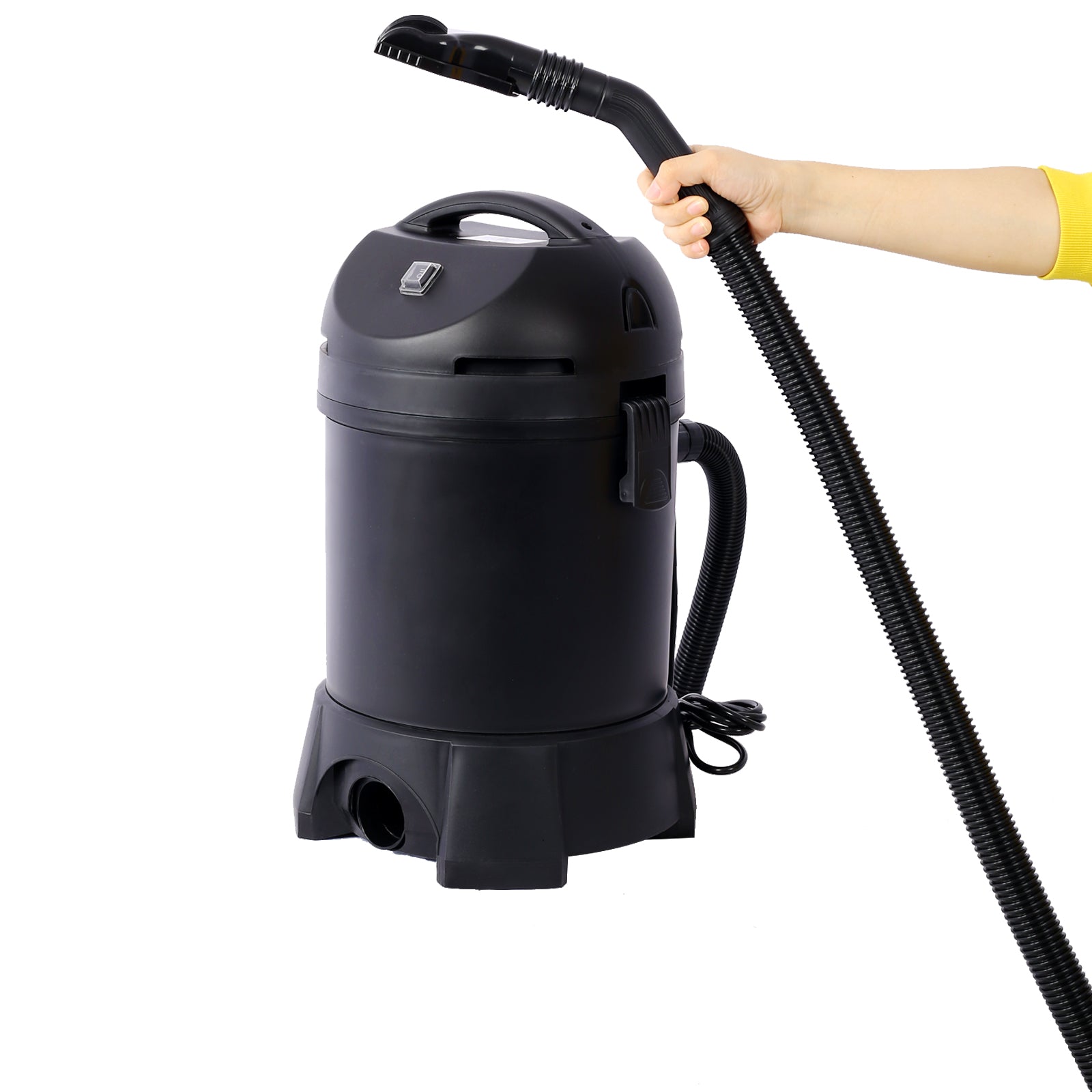 Garden Pond Vacuum Cleaner,cleansweep with 14ft intake suction hose, 4 Extension Tubes, 3 Vacuum Nozzles, a 6.5 Foot Output Hose, and a Debris Collection Bag