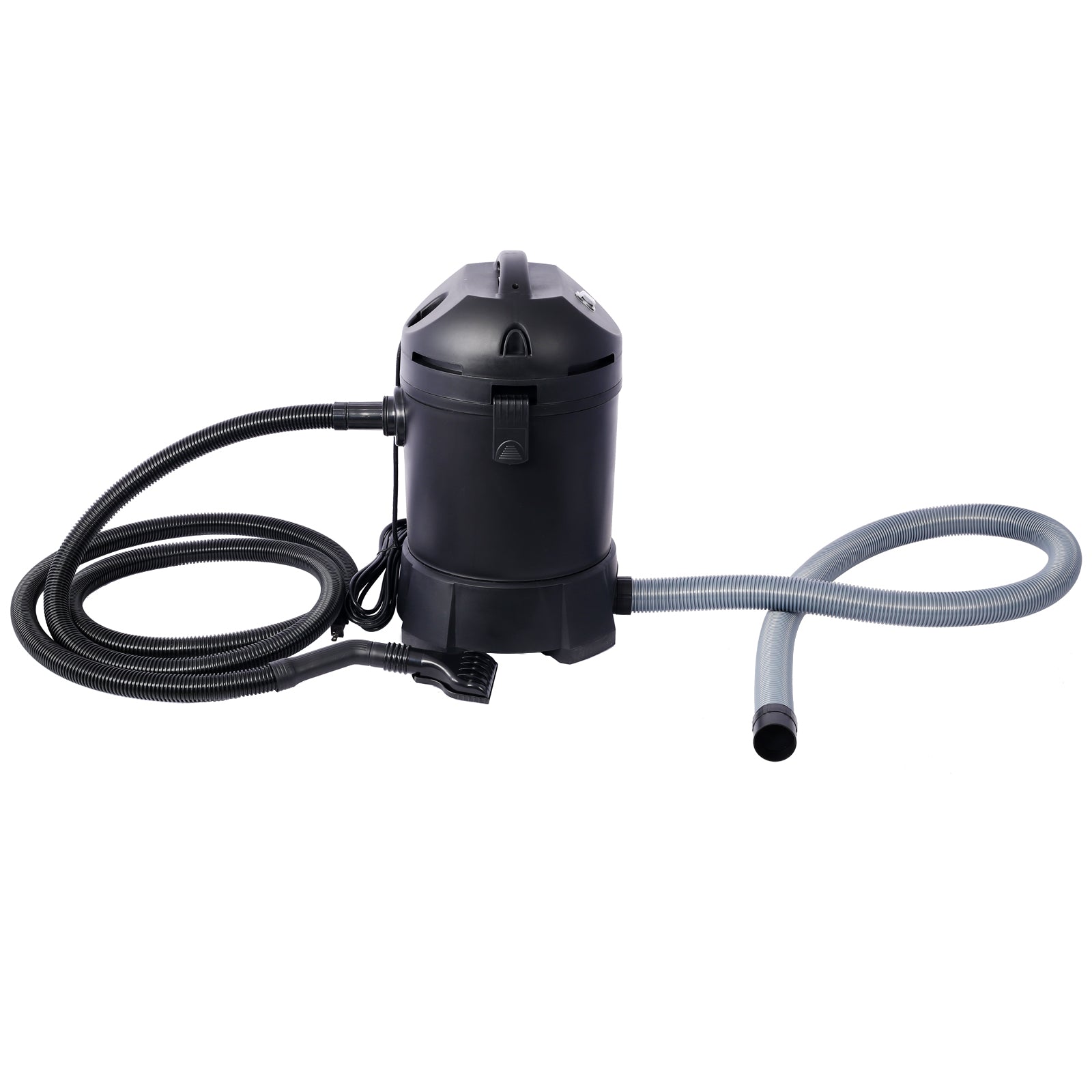 Garden Pond Vacuum Cleaner,cleansweep with 14ft intake suction hose, 4 Extension Tubes, 3 Vacuum Nozzles, a 6.5 Foot Output Hose, and a Debris Collection Bag