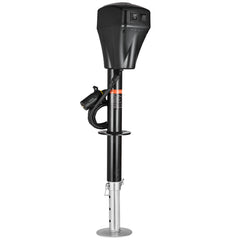 Electric Trailer Jack 5000 lbs Power Tongue Jack for RV Trailer & Camper Black With a 7-pin Trailer Connector