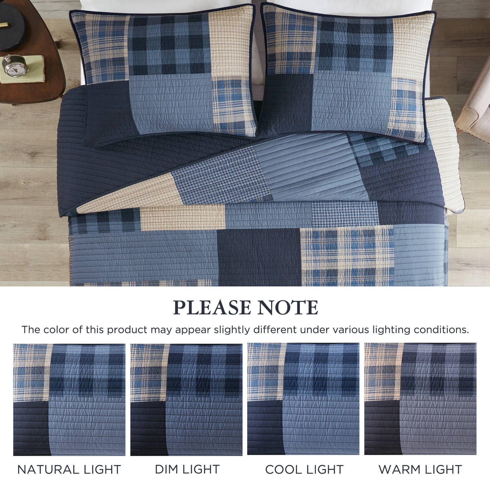 3-Piece King/Cal King Quilt Mini Set
