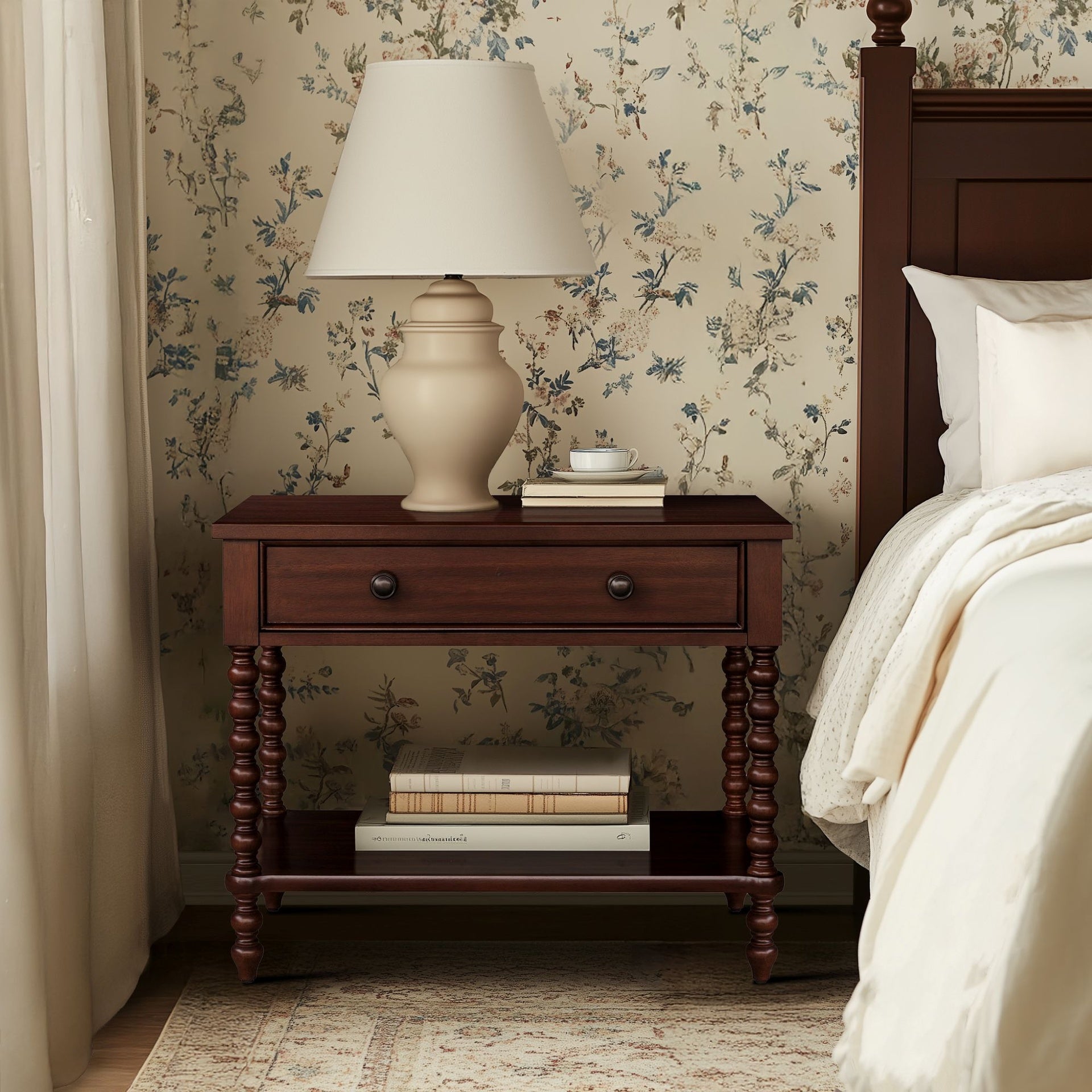 Beckett Large Nightstand, Morocco Brown