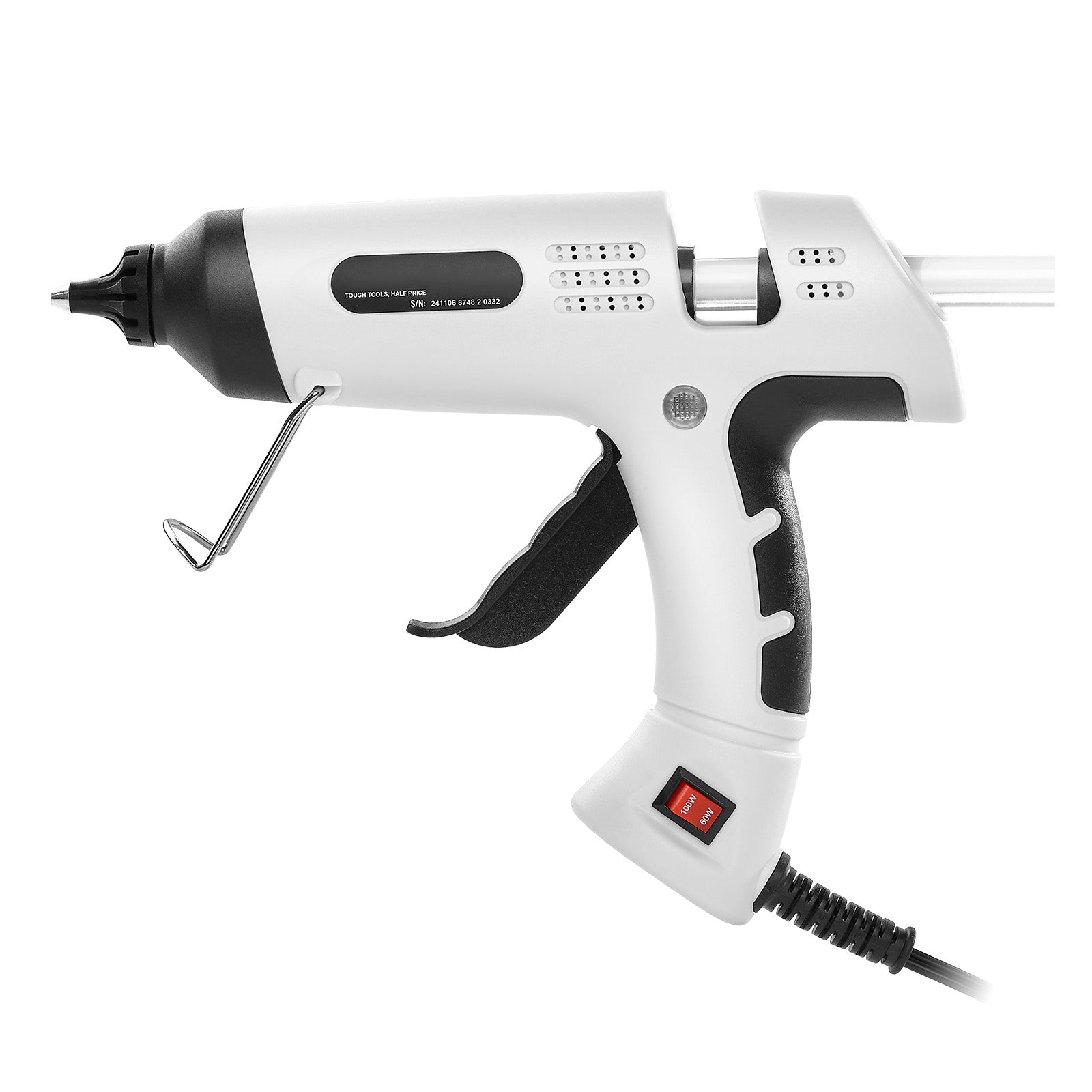 Hot Glue Gun, 60/100W Dual Power, Mini Hot Glue Gun with 20 Premium Glue Sticks and Oxford Cloth Bag, Fast Preheating & High Temp Melt Glue Gun for Crafts, Arts, DIY, Quick Home Repairs, White