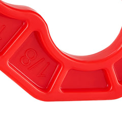 20-Pack 1/8 Inch Deck Board Spacers, Bright Red Gap Jig Rings for Easily Spotting, Easy Pull, ABS Decking Jig Spacing Tool for Composite, PVC, Hardwood, Pressure-Treated Planks, Terrace, Garden