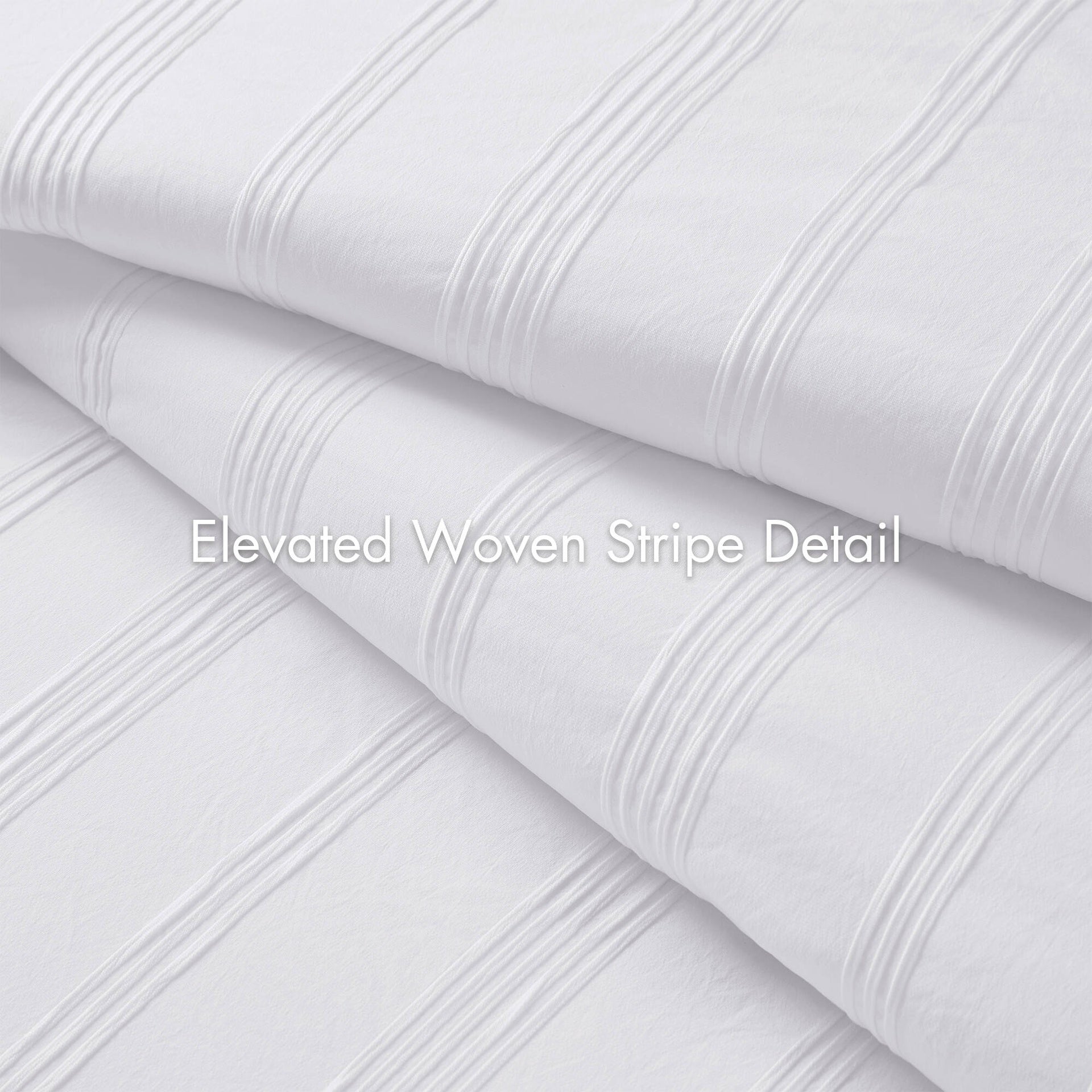 7-Piece Full Woven Striped Comforter Set