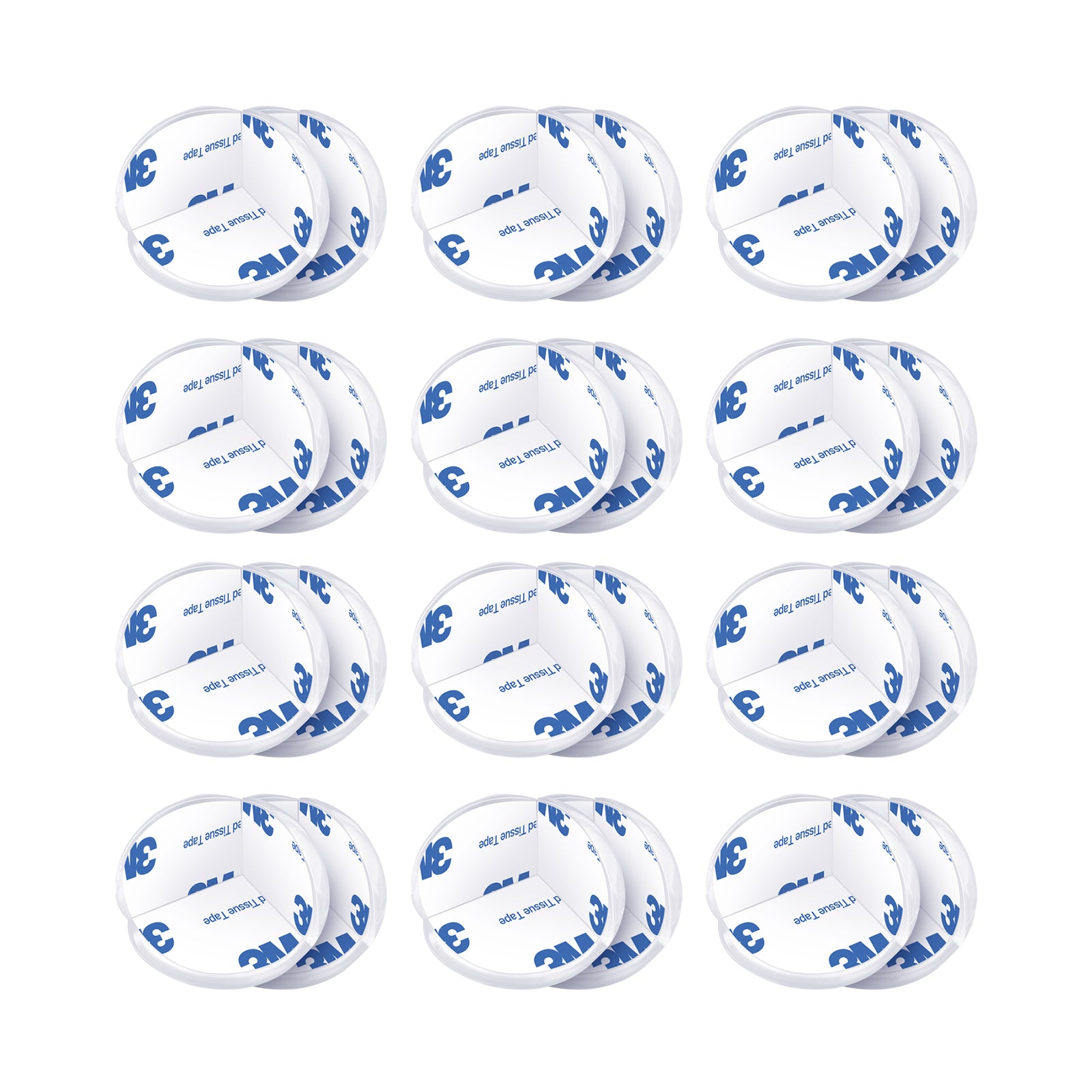 Corner Protectors Baby Proofing, 24 Pack, Clear & Transparent Table Corner Guards Covers for Baby Safety, 1.34-inch Depth, 0.28-inch Thickness, Strong Adhesive, Cushion for Furniture Sharp Edges