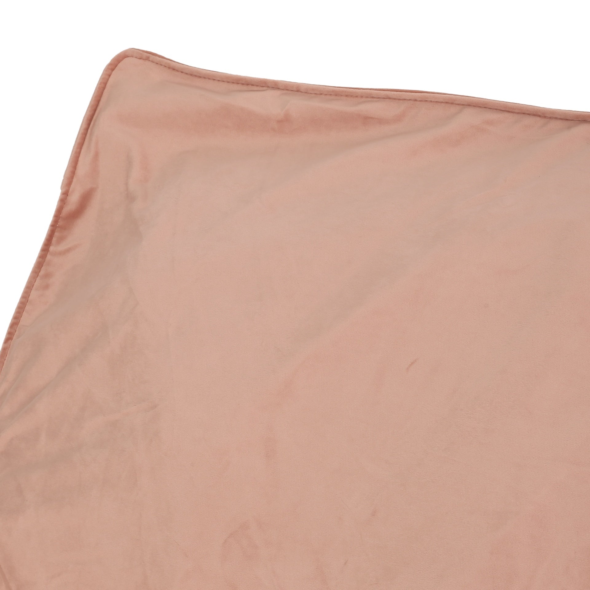 Fila Velveteen 2 Seater Oversized Bean Bag Chair with Armrests, Pink