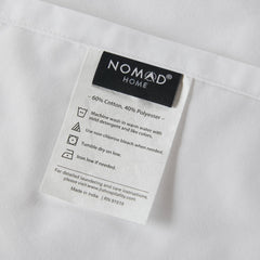 4-Piece King Premium Cotton Rich Sheet Set, White