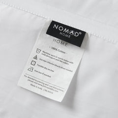 4-Piece King Luxury Cotton Sheet Set, White