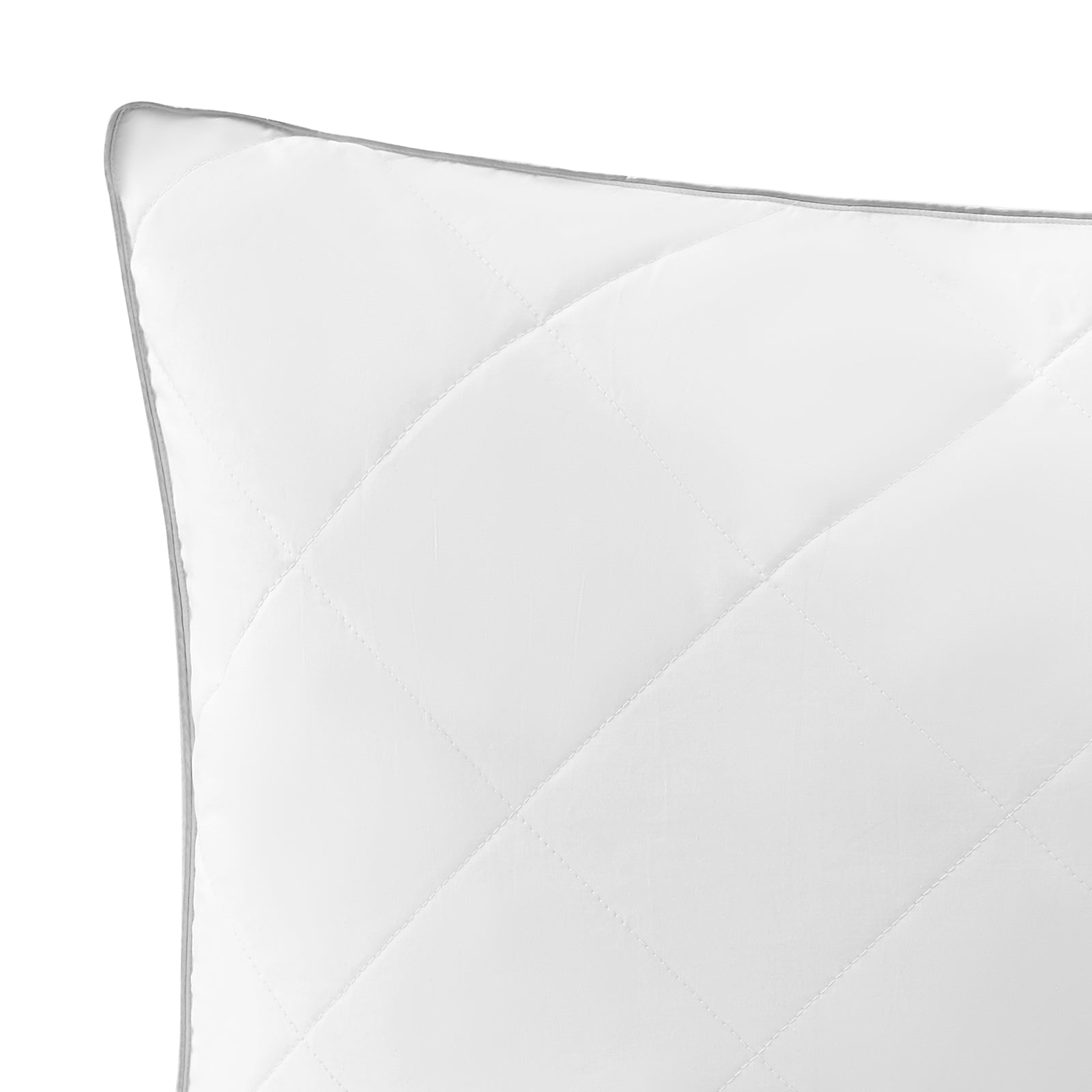 Bed Pillows for Sleeping, Set of 2, Queen Size Luxury Quality Hotel Pillows with Original Down Alternative Filling, Supportive and Fluffy, Bedding for Back, Stomach and Side Sleepers, White