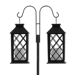 Double Shepherds Hook 8 Pack 92 Inch Heavy Duty Bird Feeder Pole