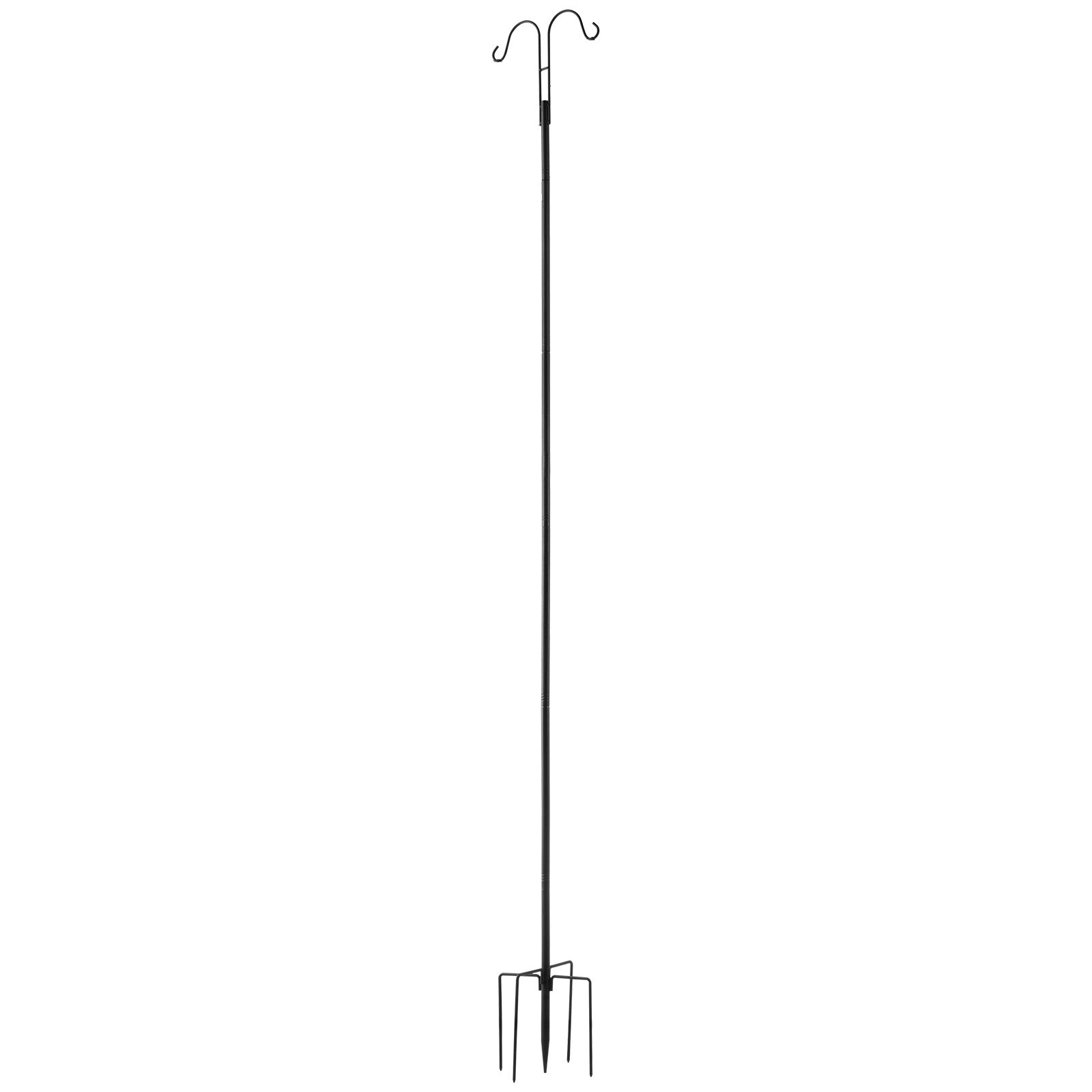 Double Shepherds Hook 8 Pack 92 Inch Heavy Duty Bird Feeder Pole