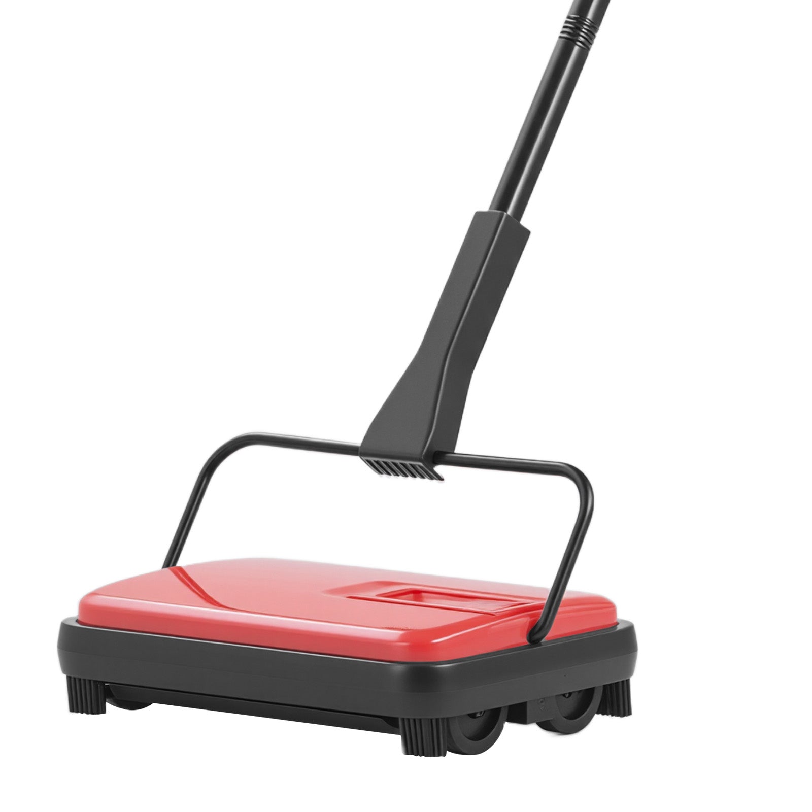 Carpet Sweeper,  6.7  in Sweeping Paths, Floor Sweeper Manual Non Electric, 300 ml Dustbin Capacity with Comb for Home Office Rugs Hardwood Surfaces Wood Floors Laminate, Cleans Dust Pet Hair