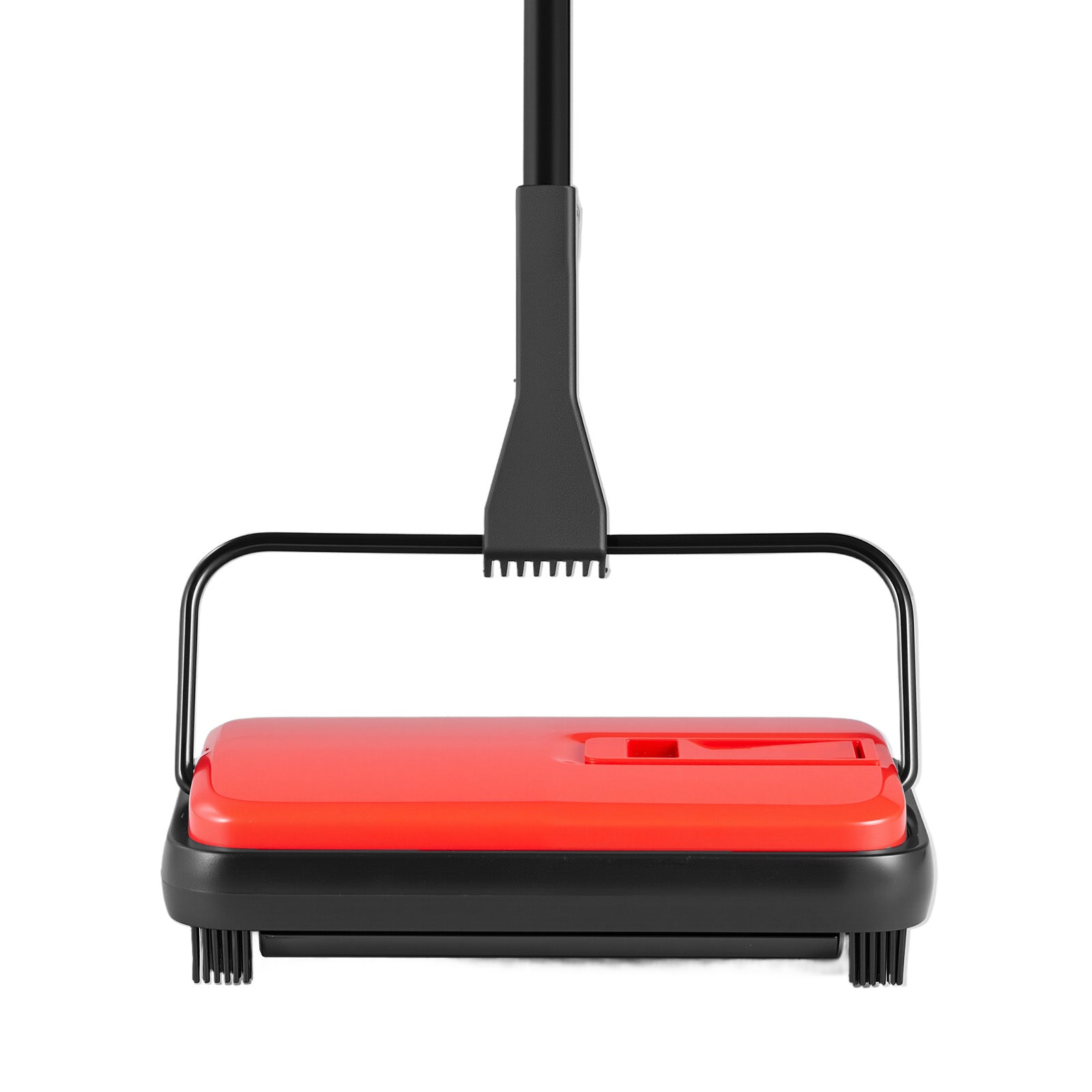 Carpet Sweeper,  6.7  in Sweeping Paths, Floor Sweeper Manual Non Electric, 300 ml Dustbin Capacity with Comb for Home Office Rugs Hardwood Surfaces Wood Floors Laminate, Cleans Dust Pet Hair