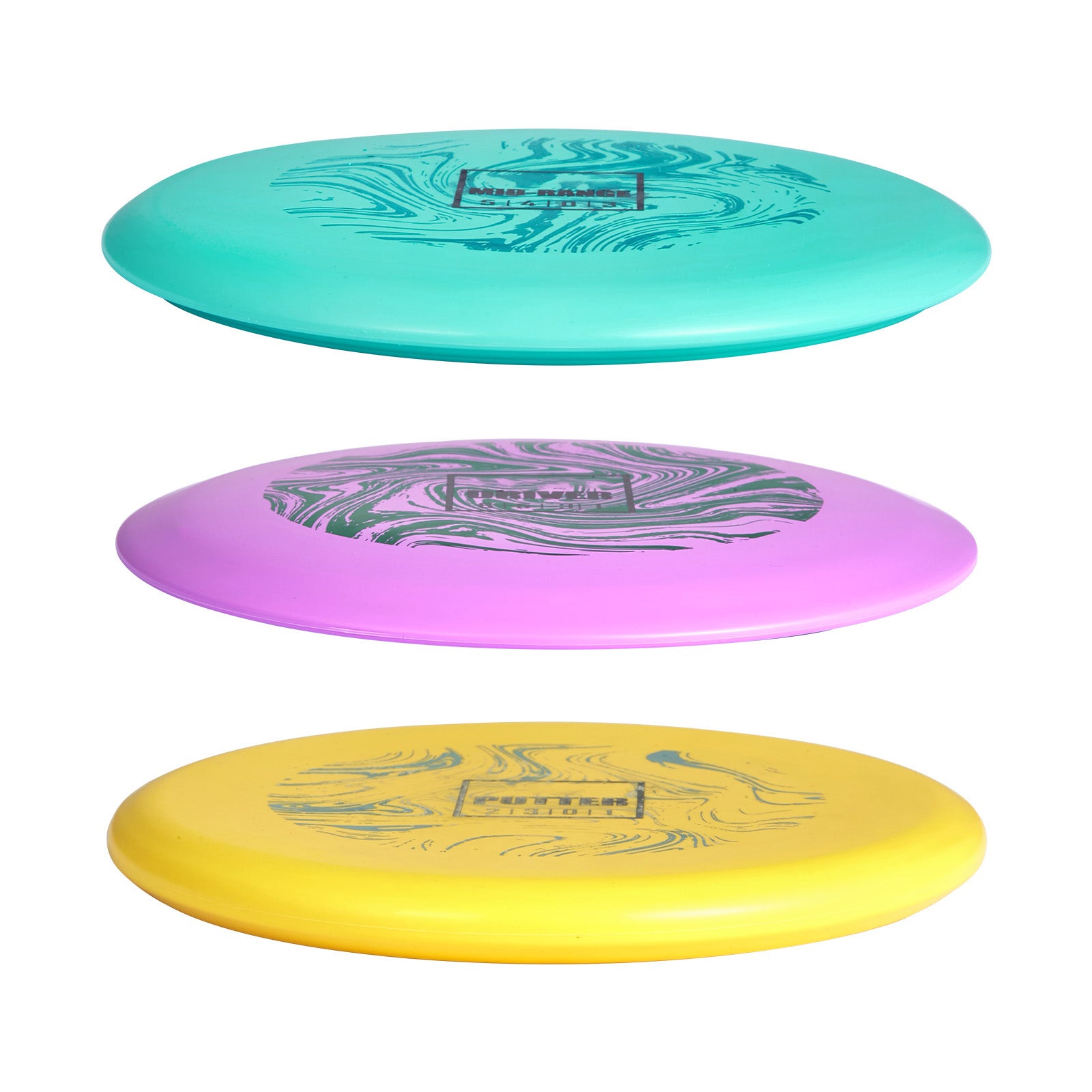 Disc Golf Set, 3 Pack Disc Golf Starter Set, Beginners Flying Discs for Full-Body Strength Training, with Putter, Mid-Range, Driver, PDGA Approved, for Outdoor Backyard, Lawn, Beach, and Park
