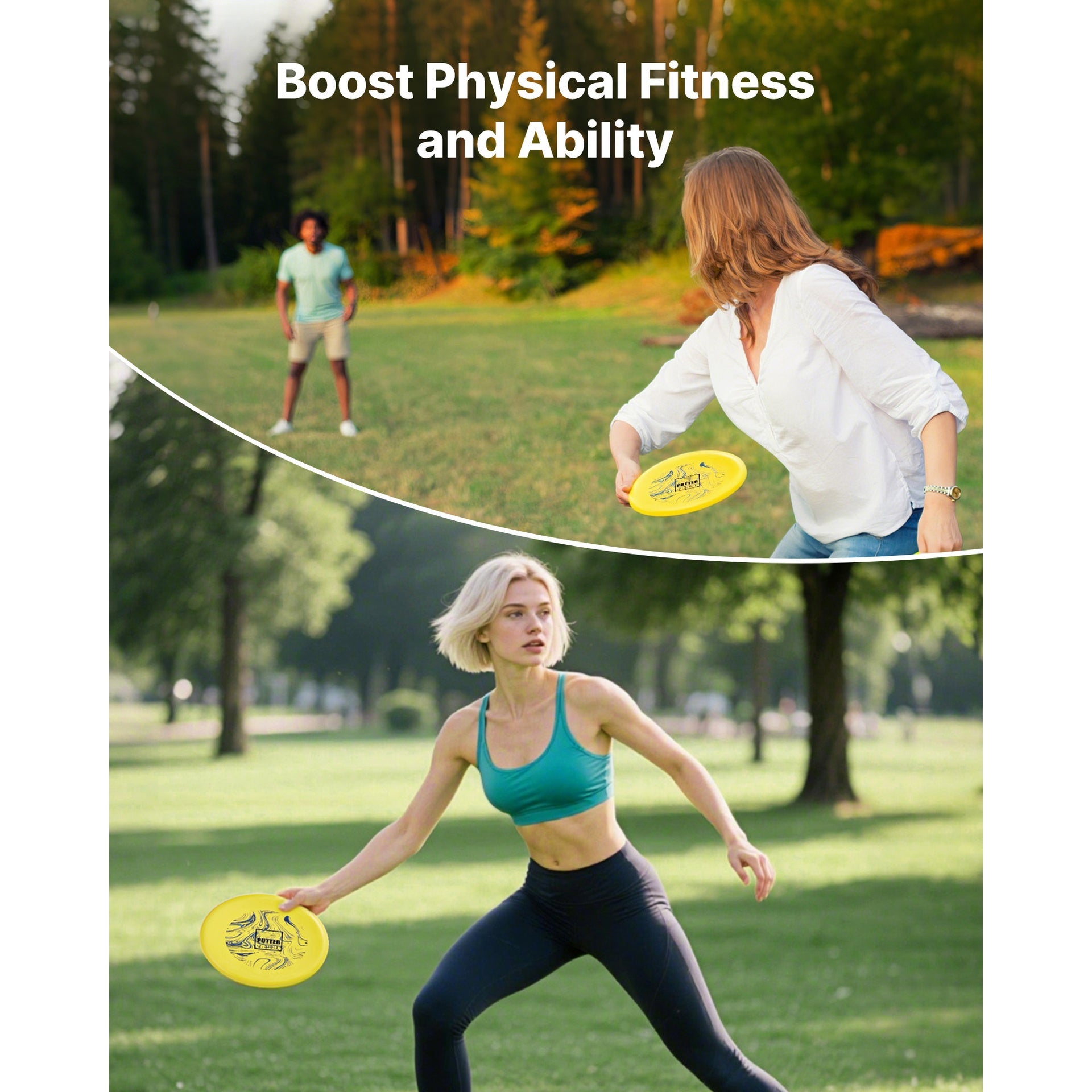 Disc Golf Set, 3 Pack Disc Golf Starter Set, Beginners Flying Discs for Full-Body Strength Training, with Putter, Mid-Range, Driver, PDGA Approved, for Outdoor Backyard, Lawn, Beach, and Park