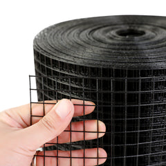 8 inch x 100ft Solar Panel Bird Guard, Critter Guard Roll Kit with Rust-proof PVC Coating, Solar Panel Guard with 50pcs Tire Wires, 1/2 inch Wire Roll Mesh