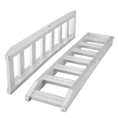 Aluminum Ramps, 8810 lbs, Heavy-duty Ramps with Top Hook Attaching End, Universal Loading Ramp for Motorcycle, Tractor, ATV/UTV, Trucks, Lawn Mower, 72"L x 15"W, 2Pcs