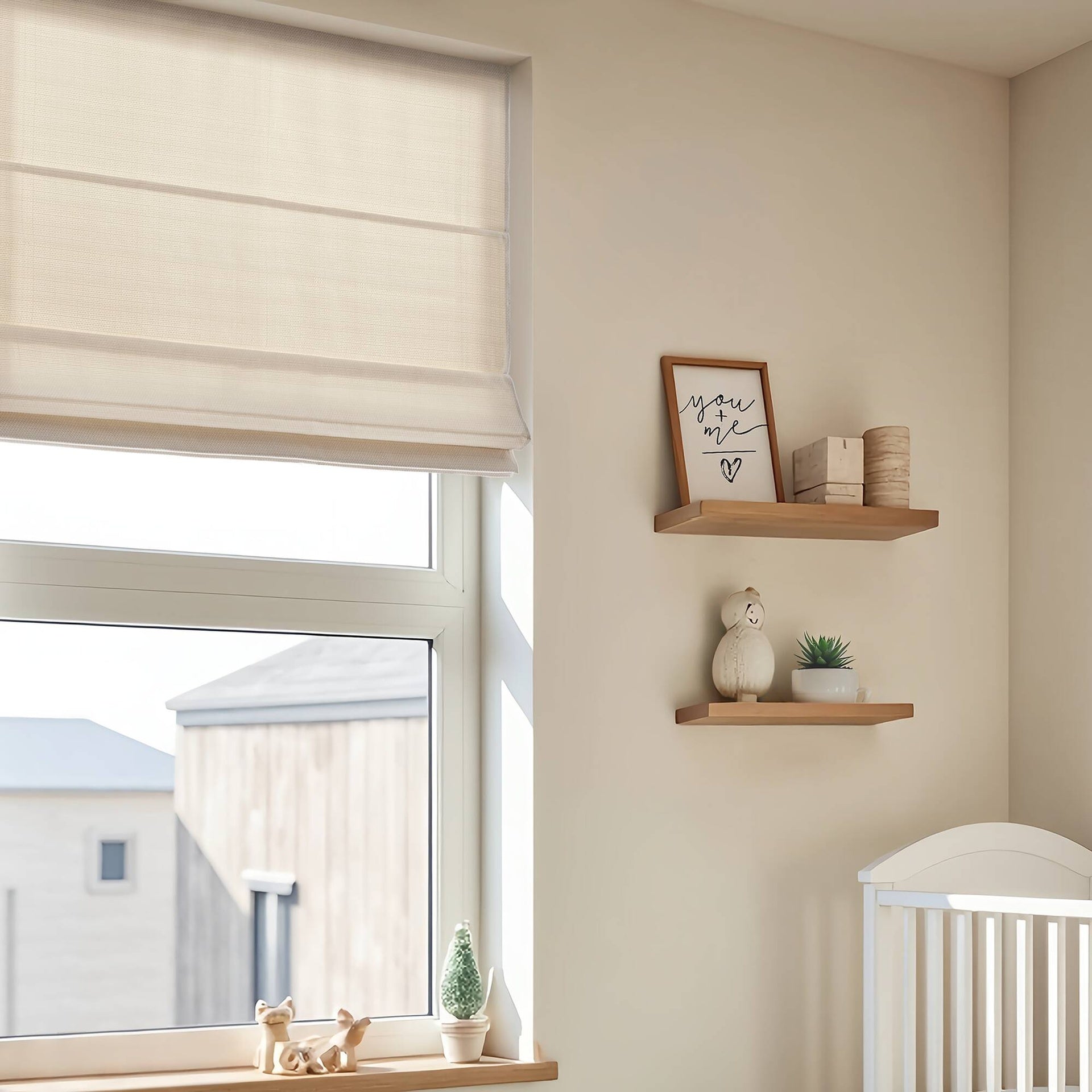 1PC 35x64" Cordless Roman Blind  Galen Matte fabric