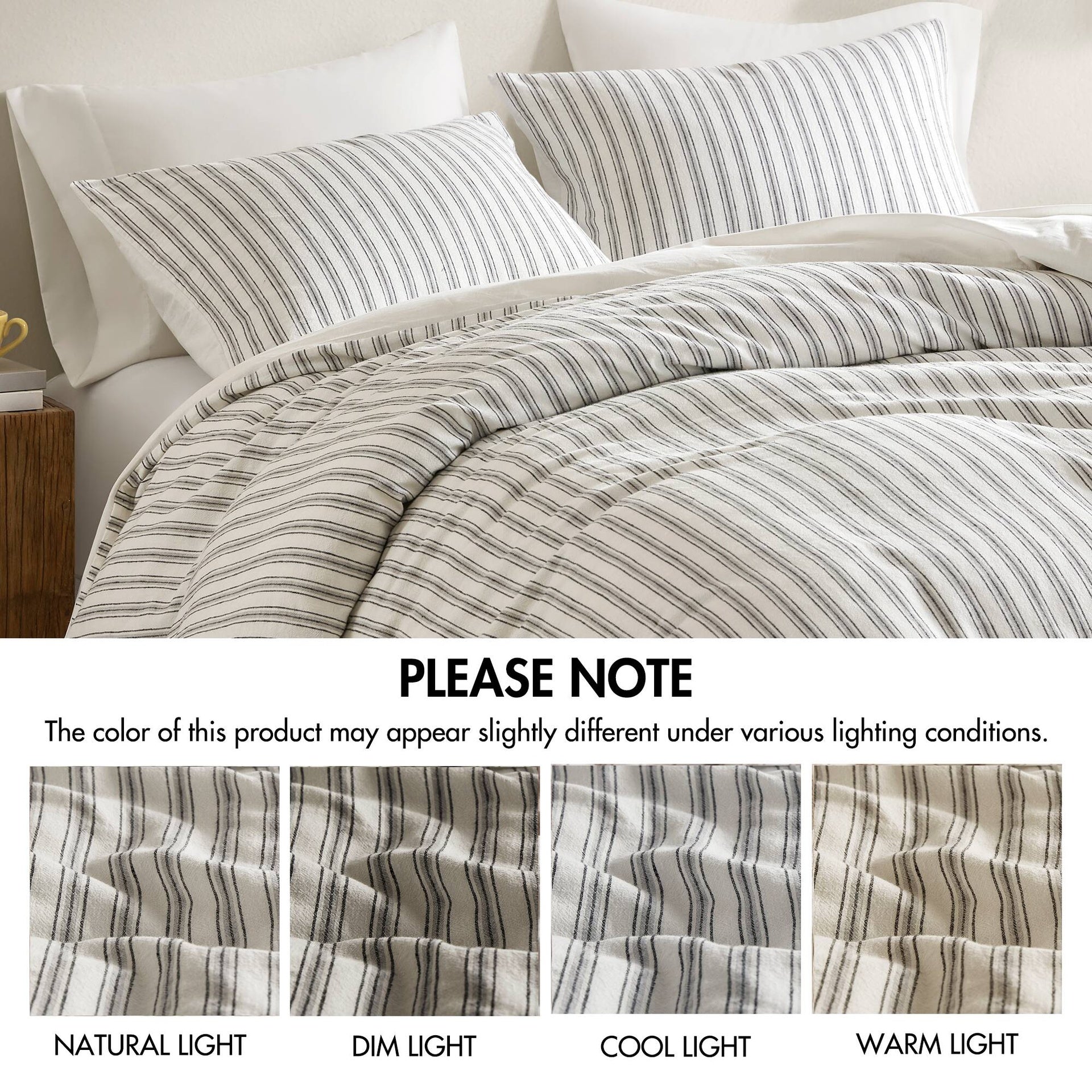3 PCS Queen Duvet Set Tan