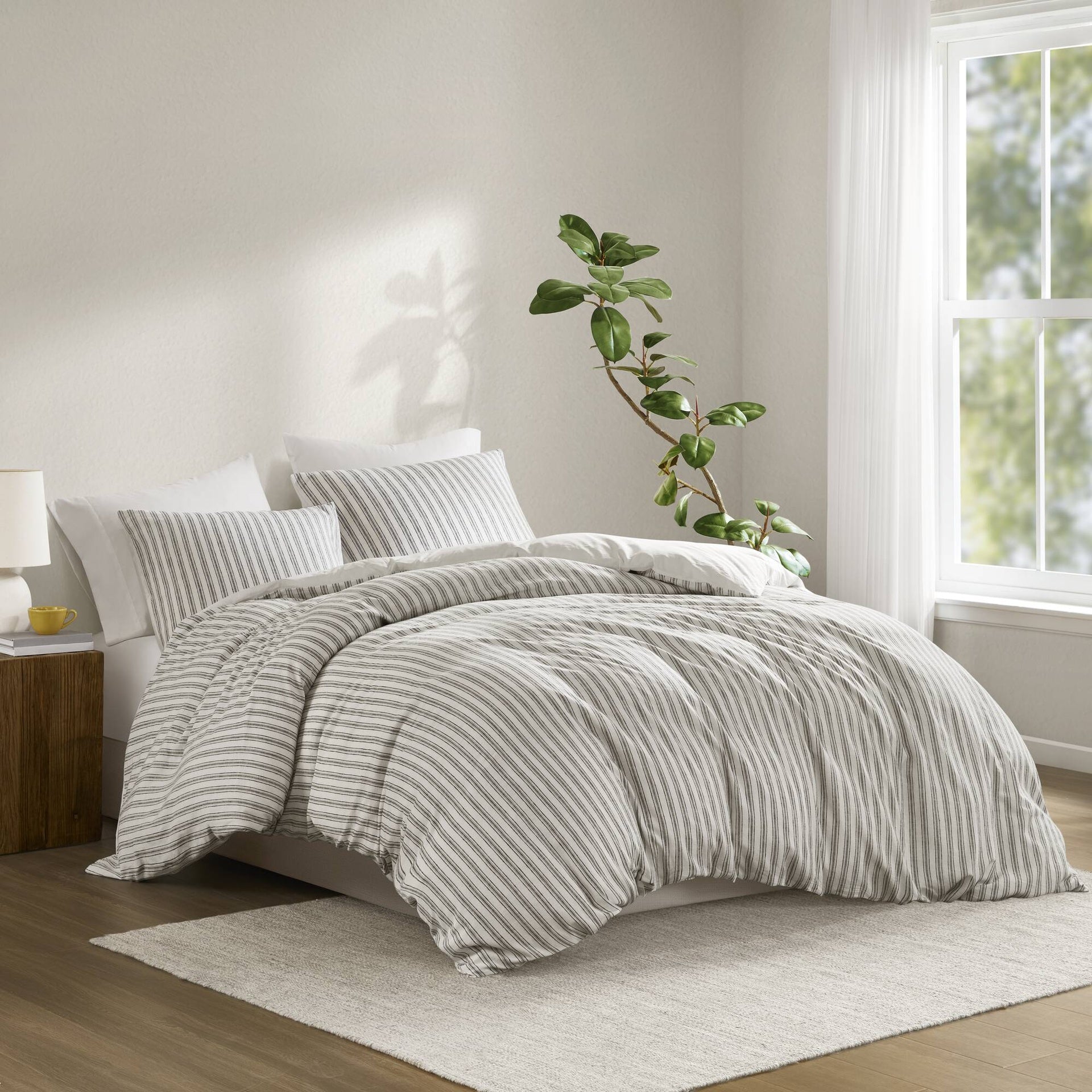 3 PCS Queen Duvet Set Tan