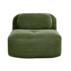 Hamlet LSF&RSF Corner Sofa W/Pillows Corduroy- Olive green