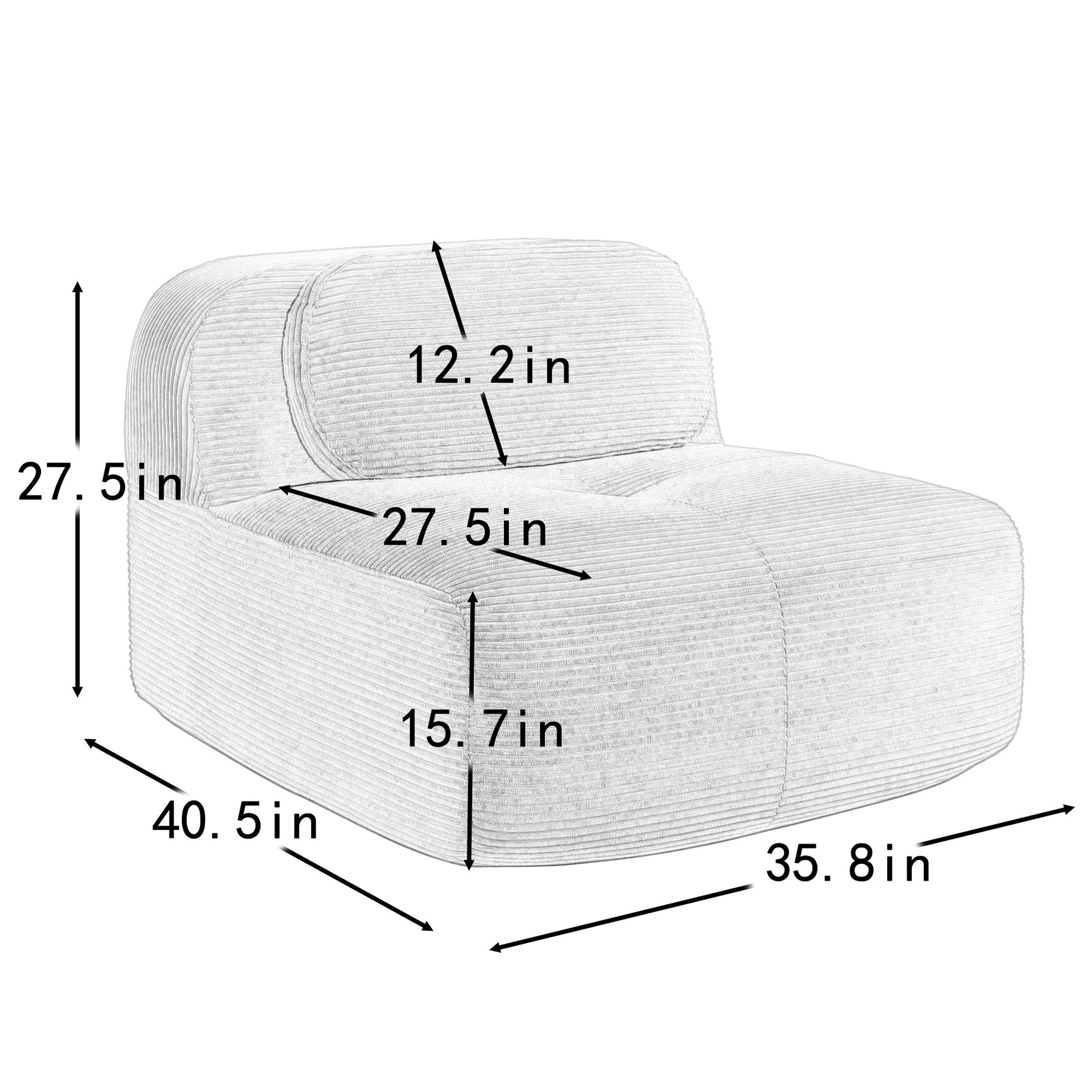 Hamlet LSF&RSF Corner Sofa W/Pillows Corduroy- Olive green