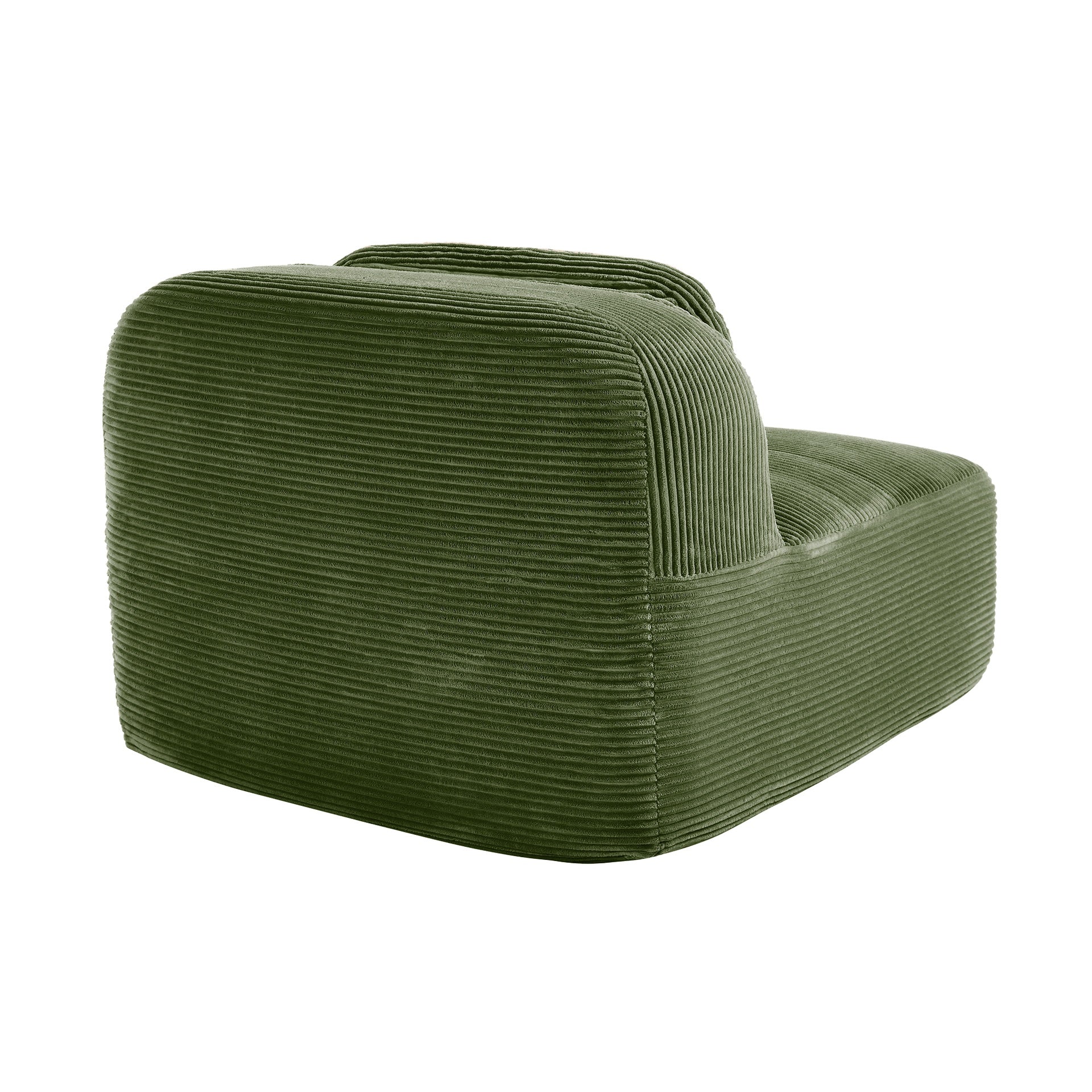 Hamlet LSF&RSF Corner Sofa W/Pillows Corduroy- Olive green