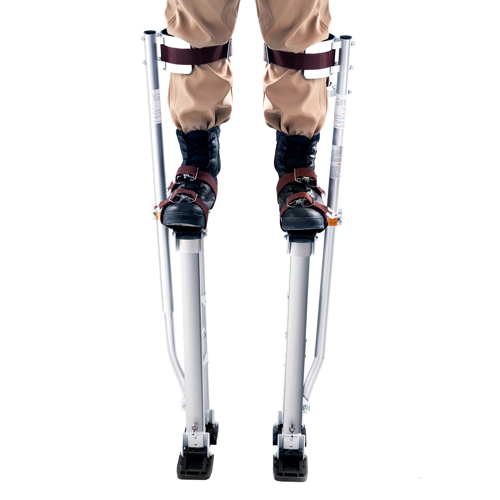 Drywall Stilts Aluminum Tool Stilts 24''-40'' Adjustable Painting Silver