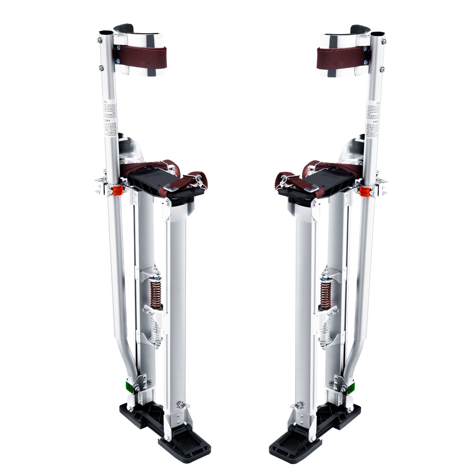 Drywall Stilts Aluminum Tool Stilts 24''-40'' Adjustable Painting Silver
