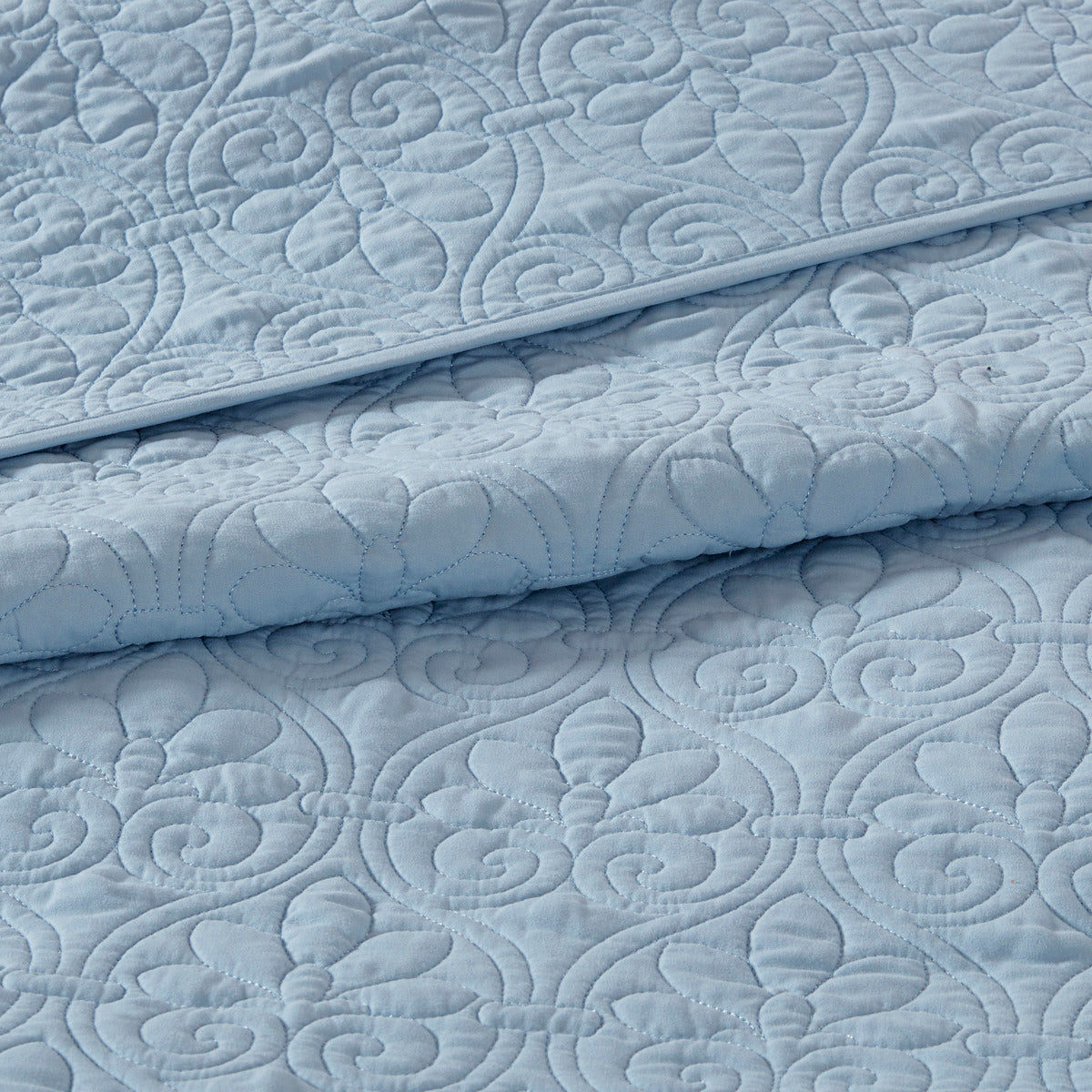 Reversible Bedspread Set Blue King