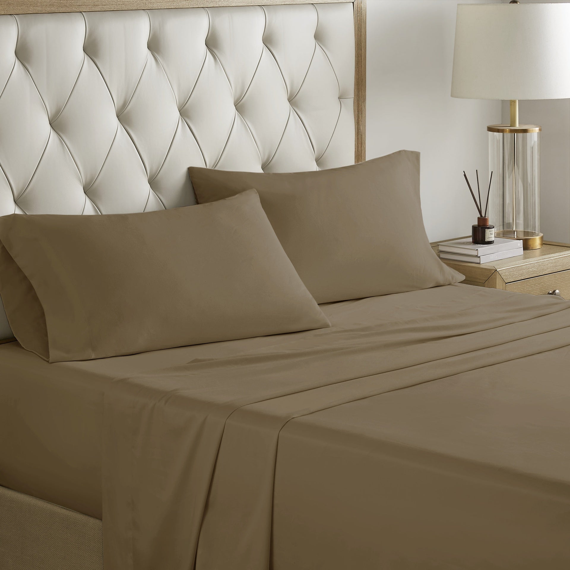 12 Piece Comforter Set with Cotton Bed Sheets Black Cal King