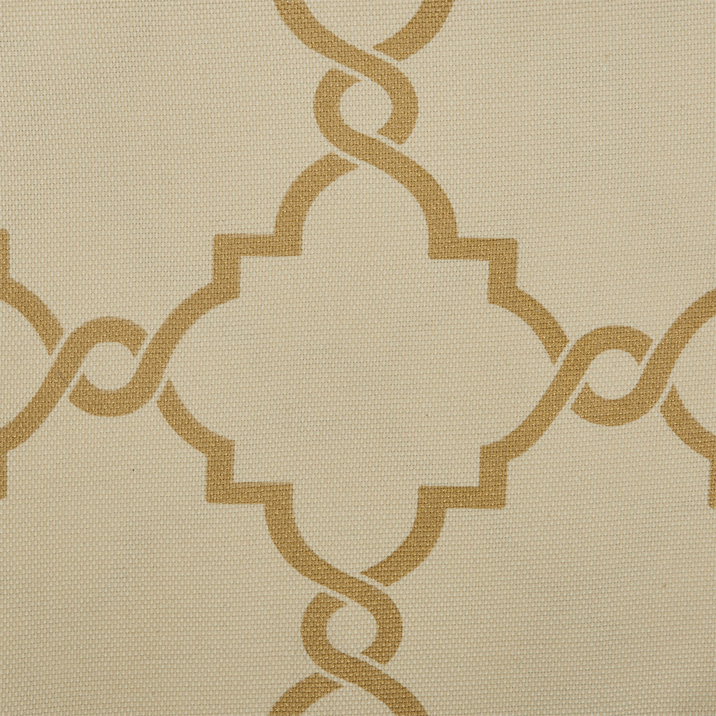 Fretwork Print Grommet Top Window Curtain Panel(Only 1 Pc Panel)
