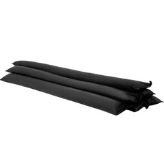 Flood Barrier, 10 Pack, 5 x 0.7 ft Flood Bags with Bucket, Reusable Water Absorbent Barrier Activated by Water, Sandless Sandbags Blockage, Flooding Prevention Bags for Basement, Garage, Doorway