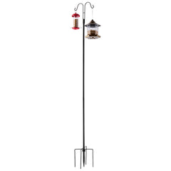 Double Shepherds Hook 8 Pack 76 Inch Heavy Duty Bird Feeder Pole